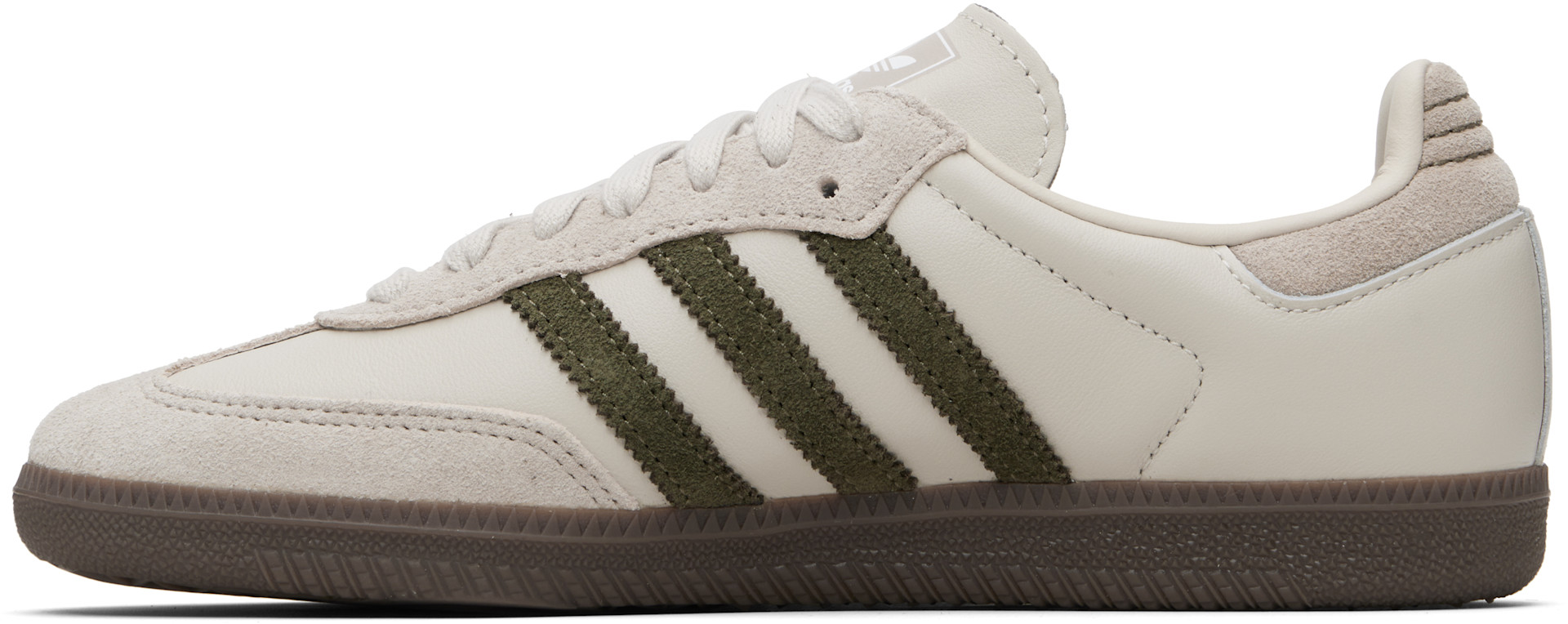 adidas gazelle silver green womens adidas Women's Samba OG Shoes - Off White/Collegiate Green & Sand Strata