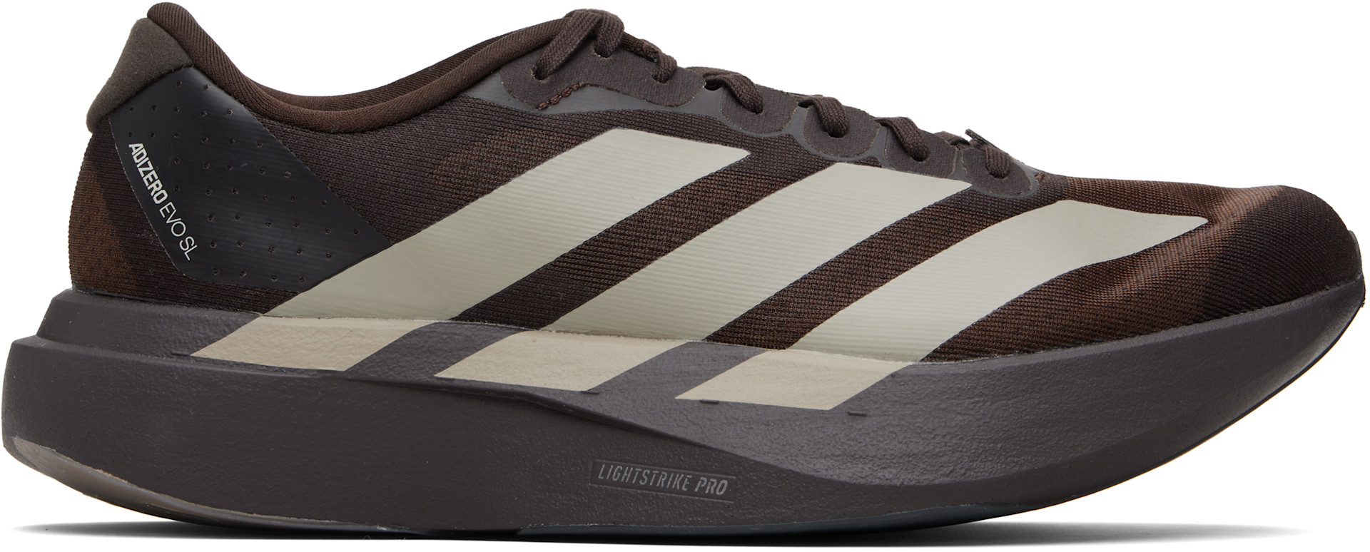 adidas Originals: Brown Adizero EVO SL Sneakers | SSENSE