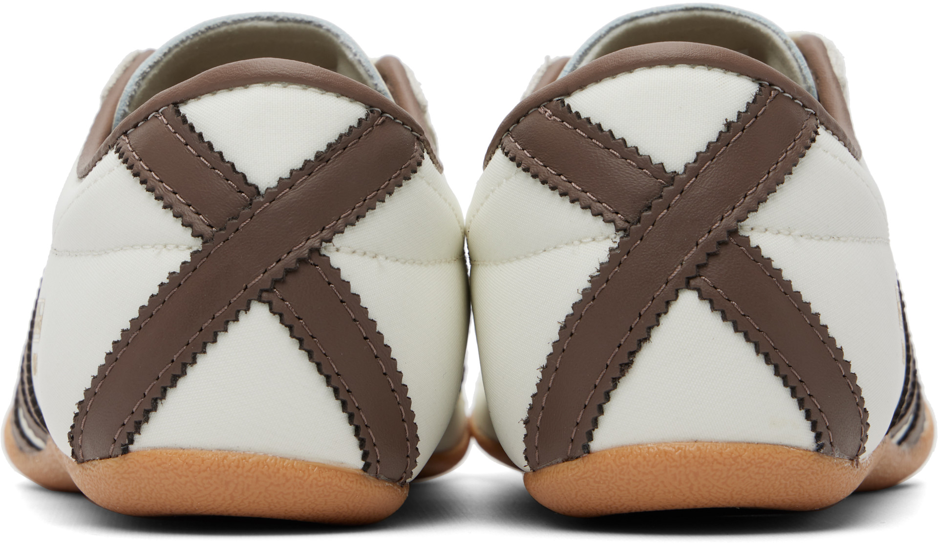 adidas Originals: Off-White & Brown Tokyo Sneakers | SSENSE Denmark