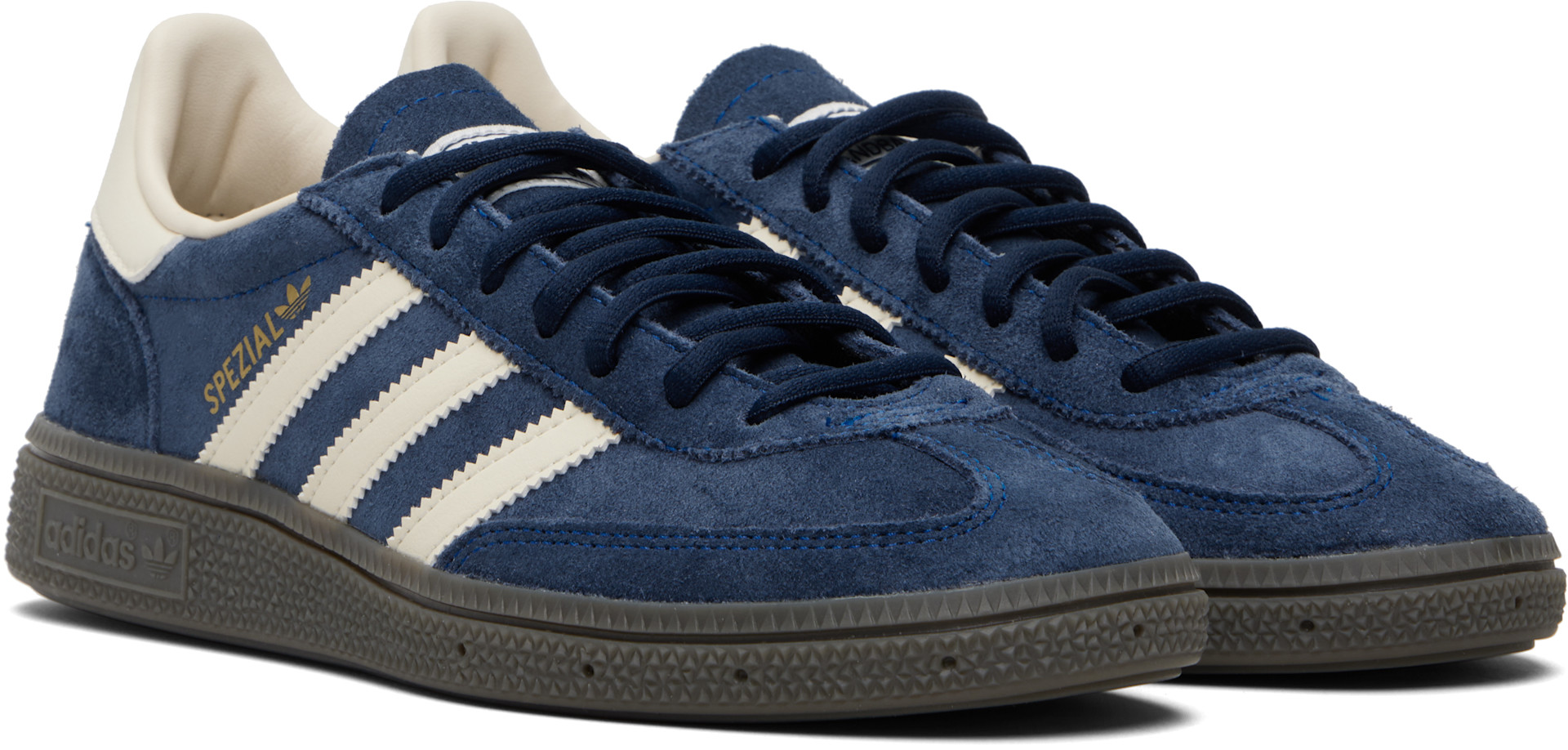 adidas SPEZIAL ネイビー 24cm adidas Originals: Navy Handball Spezial Sneakers | SSENSE
