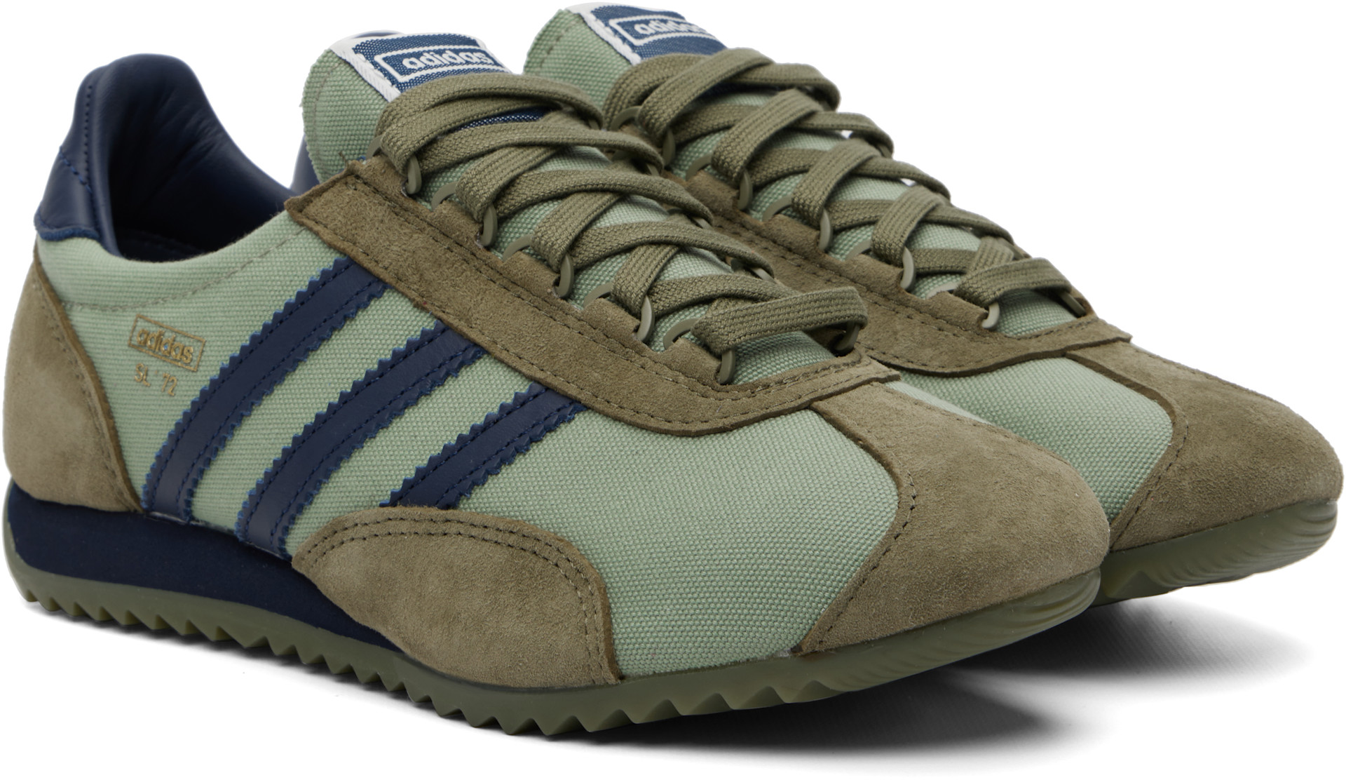 adidas Originals: Khaki SL 72 PT Sneakers | SSENSE Canada