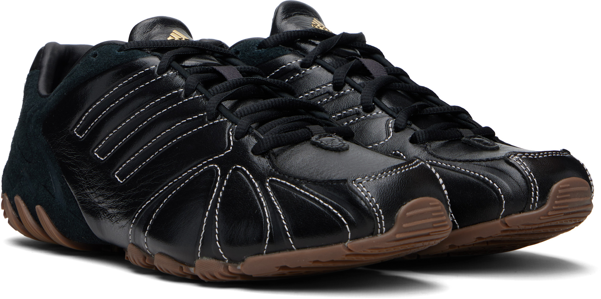 adidas Originals: Black Ghost Sprint Sneakers | SSENSE