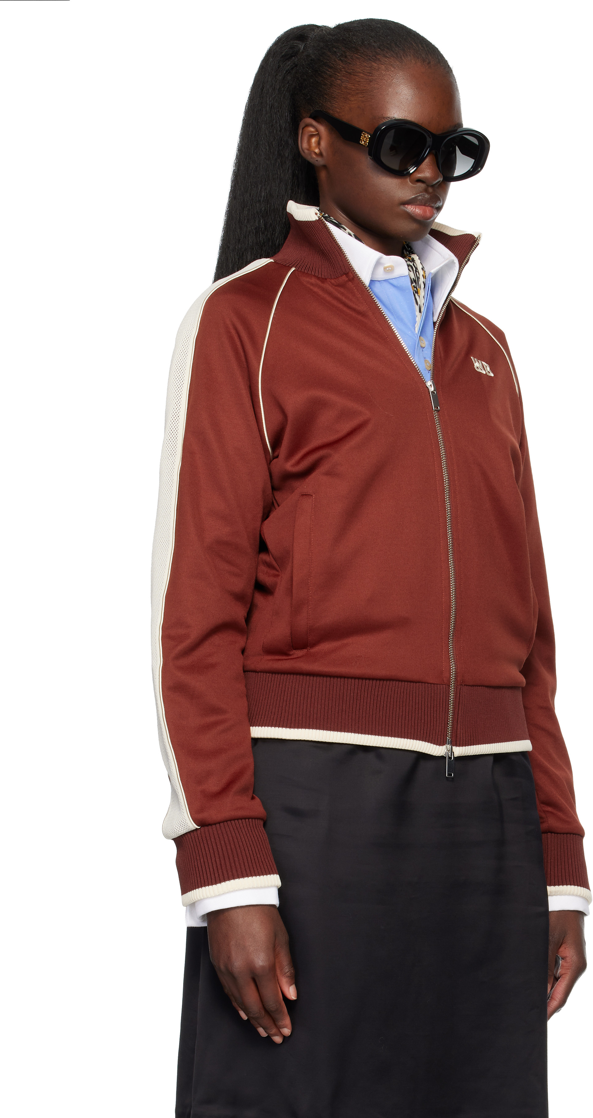 Wales Bonner: Red Anthem Track Jacket | SSENSE