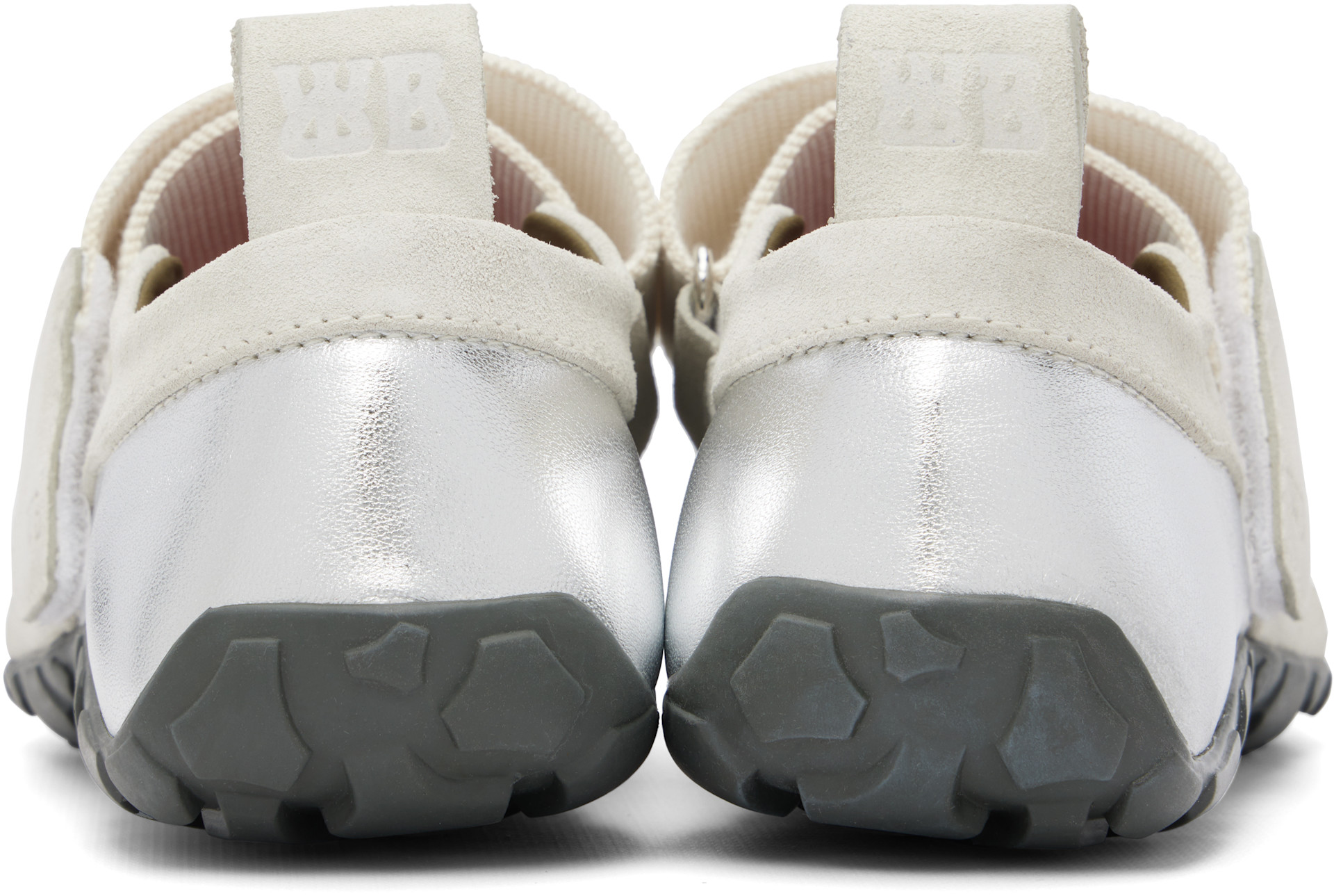 Wales Bonner: Silver Jewel Mary Jane Sneakers | SSENSE