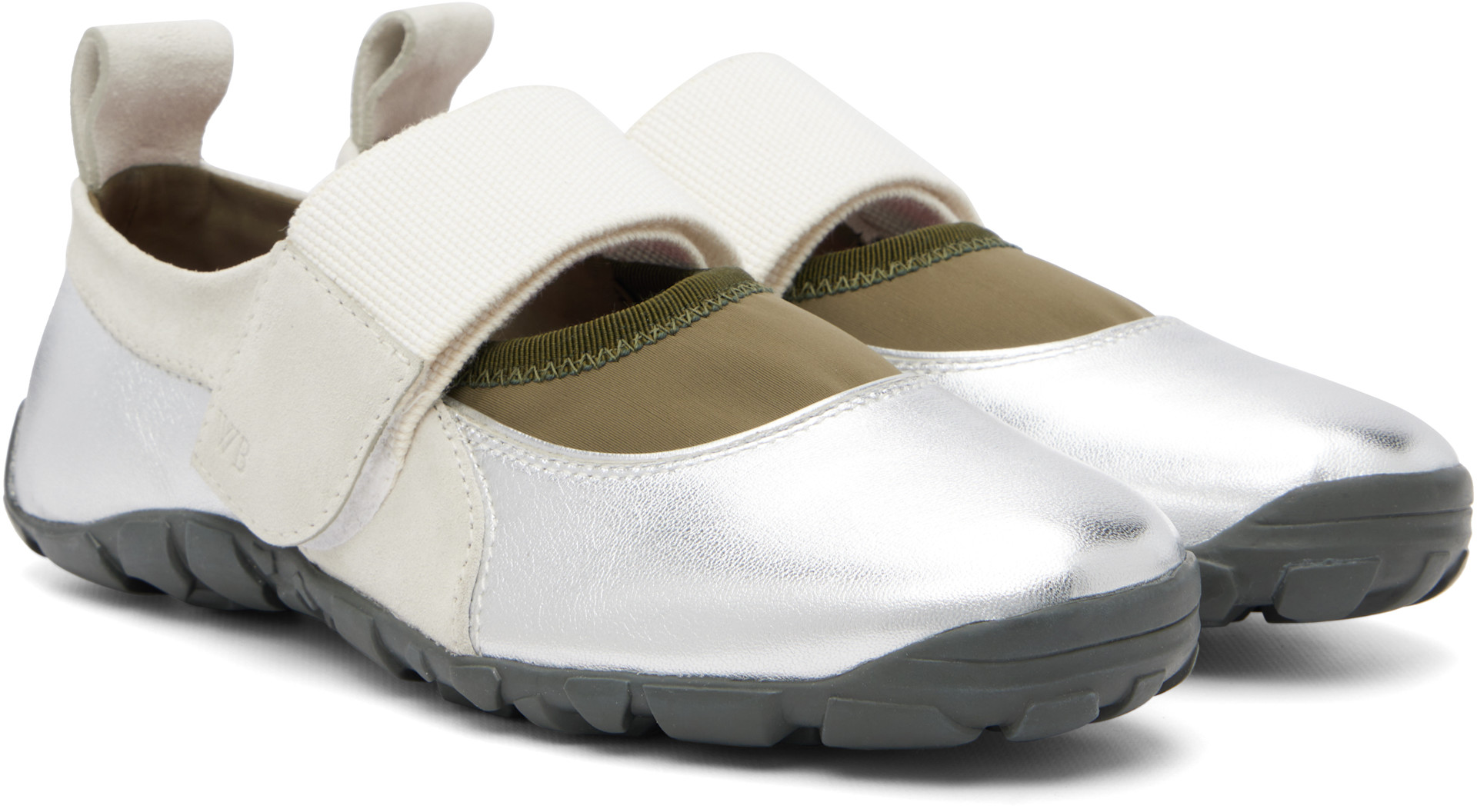 Wales Bonner: Silver Jewel Mary Jane Sneakers | SSENSE
