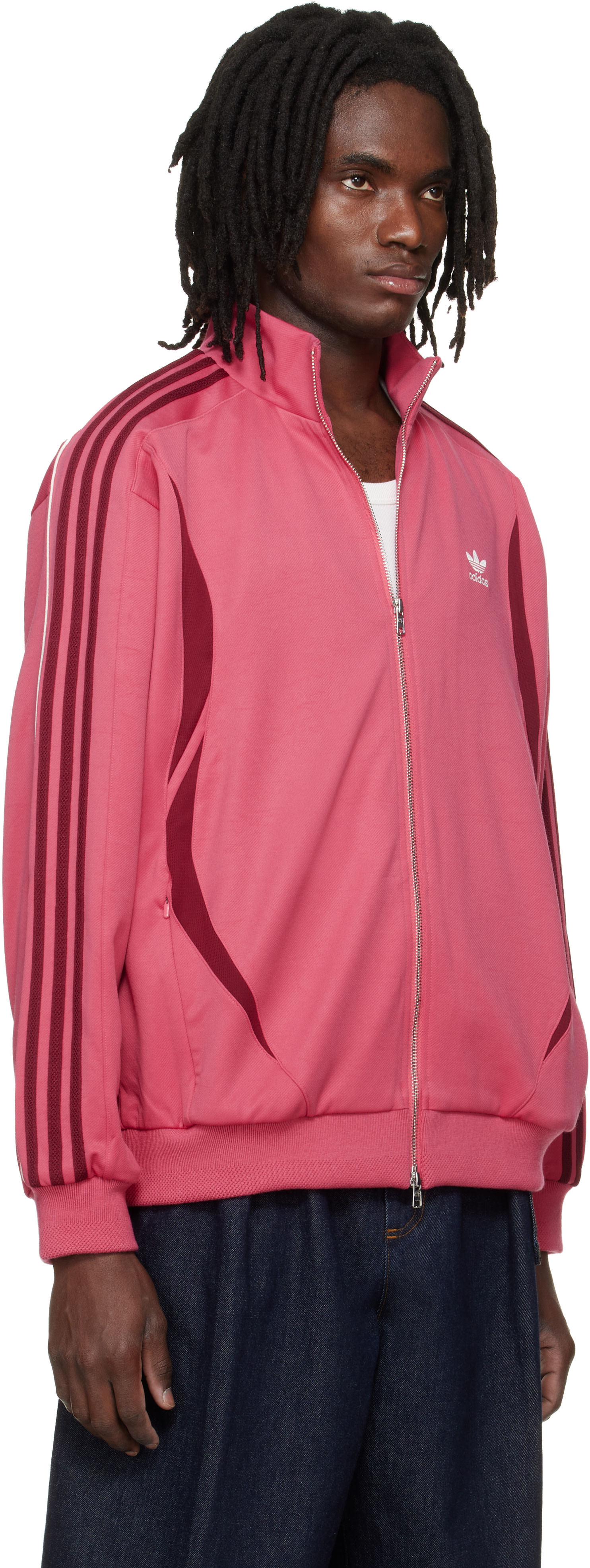  wales bonner/トラックジャケット/週末限定価格！ Wales Bonner: ピンク adidas Originalsエディション トラック