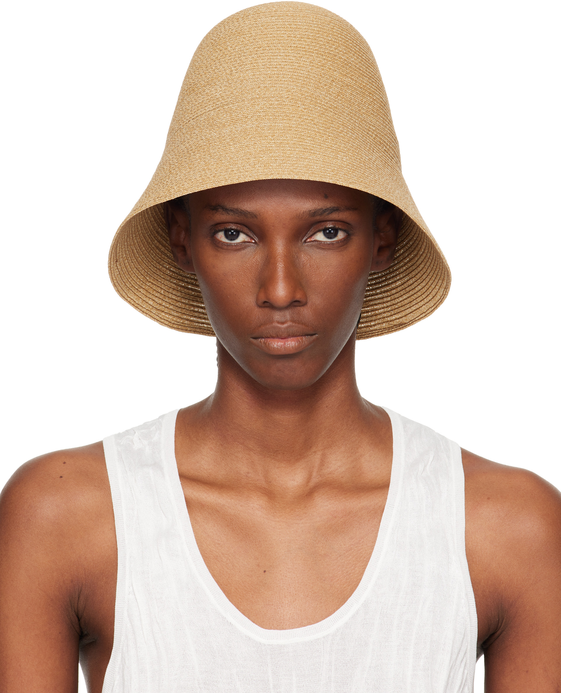 TOTEME - Chapeau bob beige papier