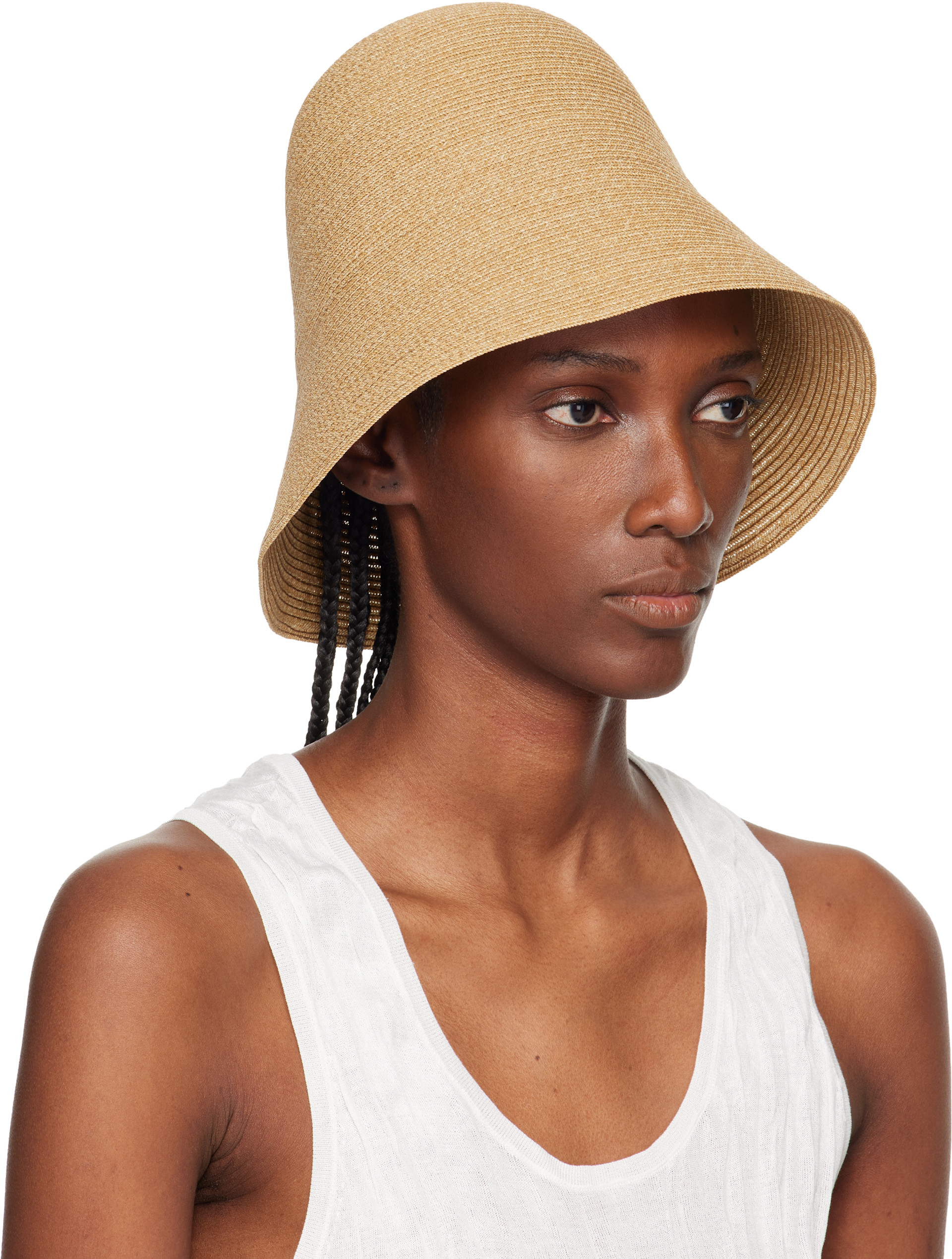 TOTEME - Chapeau bob beige papier