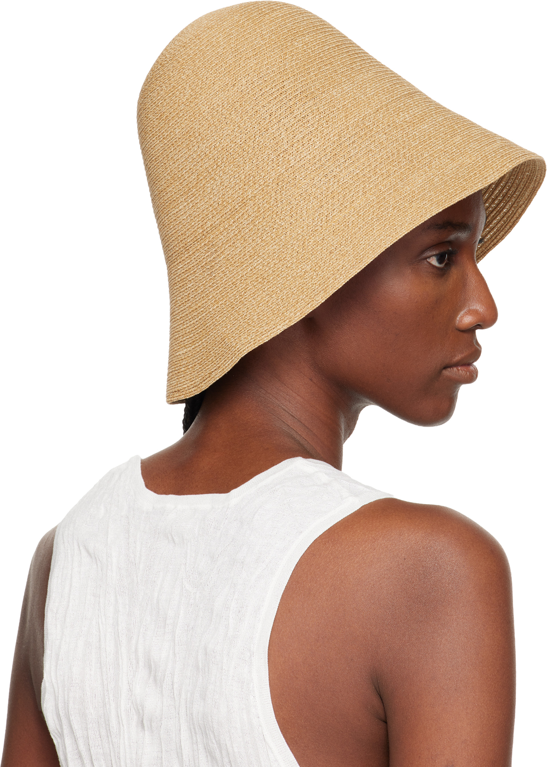 TOTEME - Chapeau bob beige papier