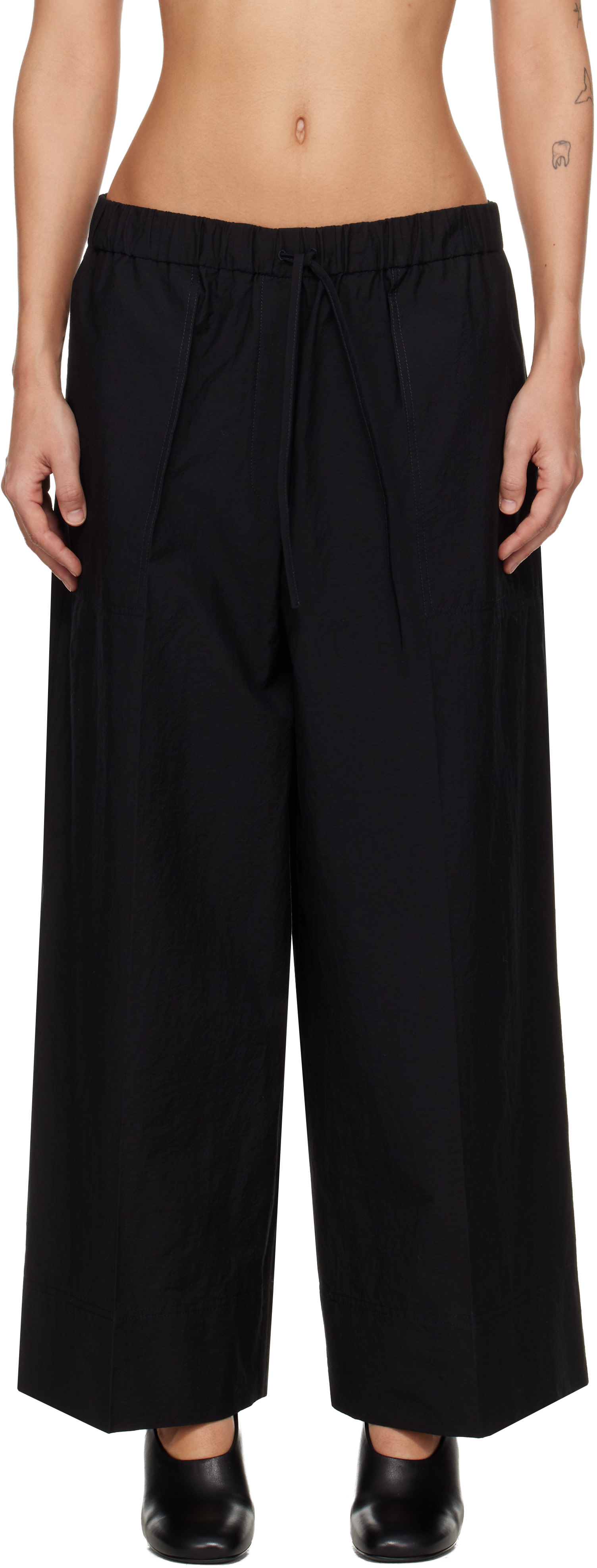 TOTEME - Pantalon ample Summer noir