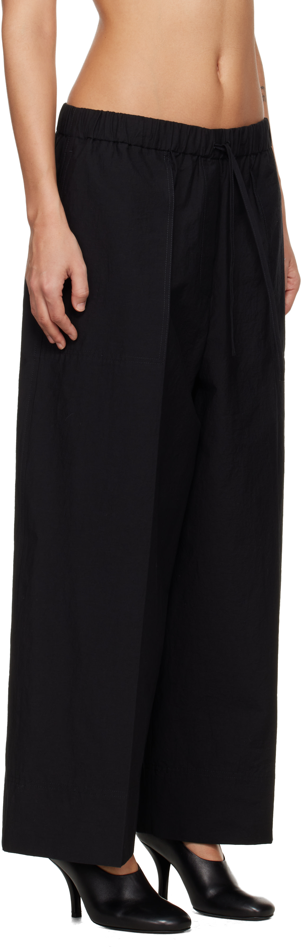 TOTEME - Pantalon ample Summer noir