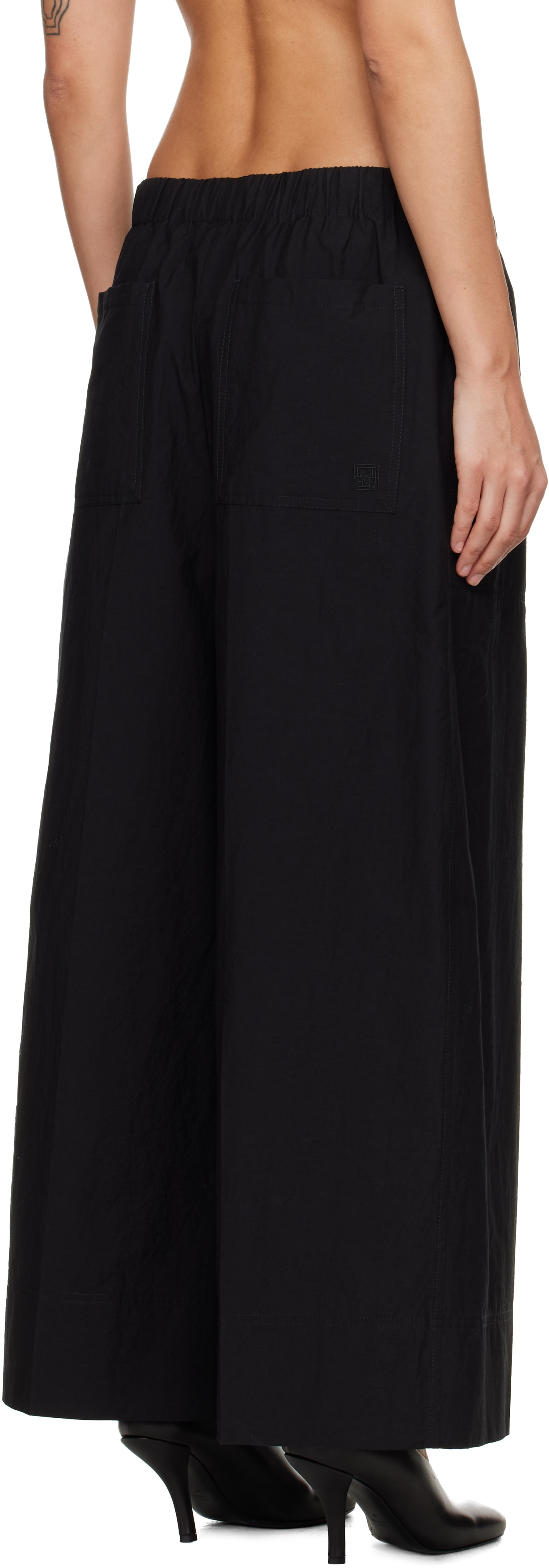 TOTEME - Pantalon ample Summer noir