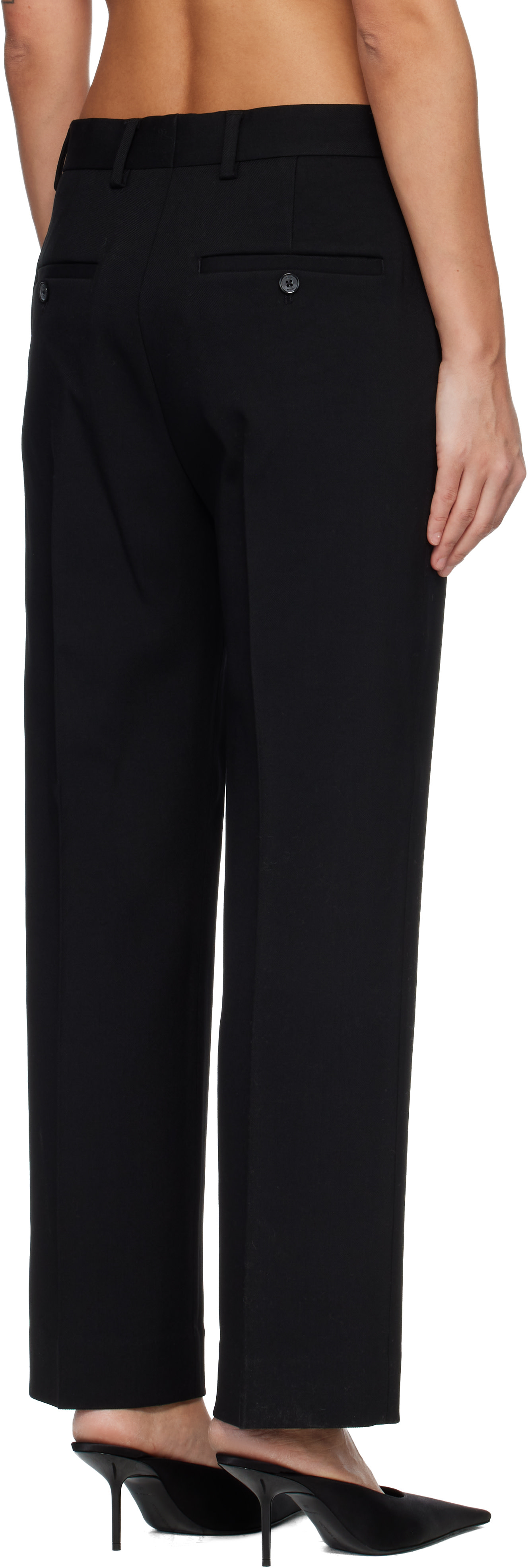 TOTEME - Pantalon de complet écourté noir