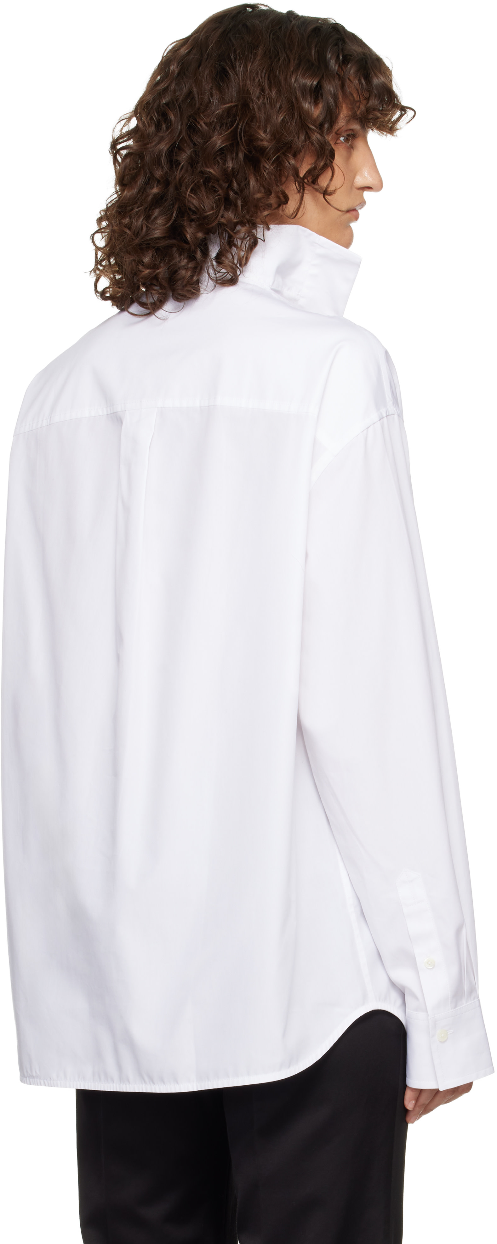 TOTEME - Chemise Sharp blanches en popeline