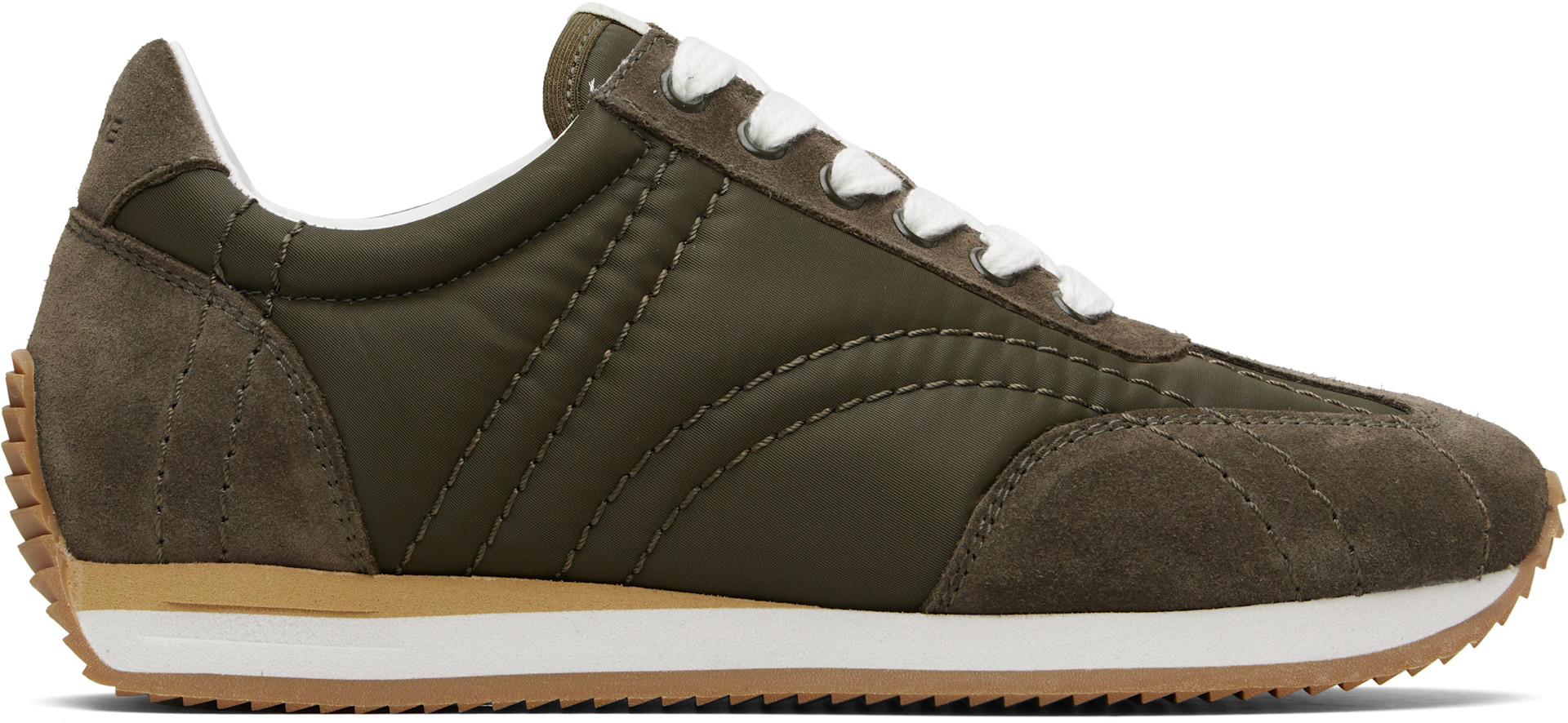 TOTEME - Baskets de sport kaki