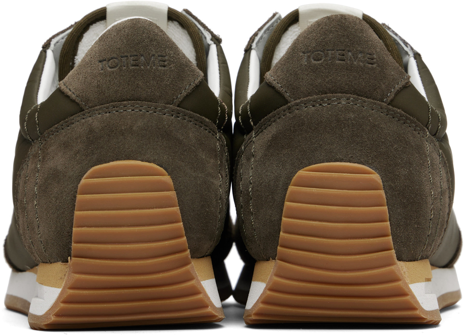 TOTEME - Baskets de sport kaki