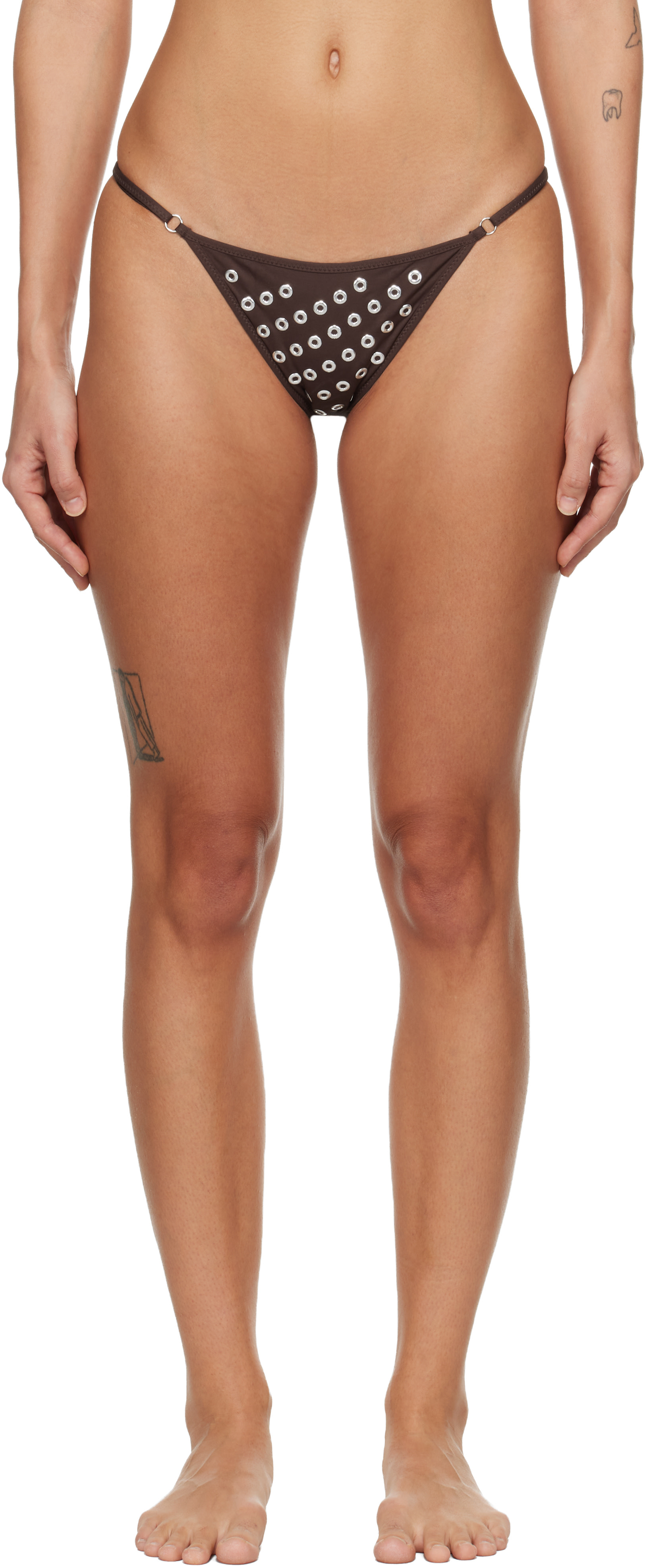 Gray Gaia Bikini Bottom