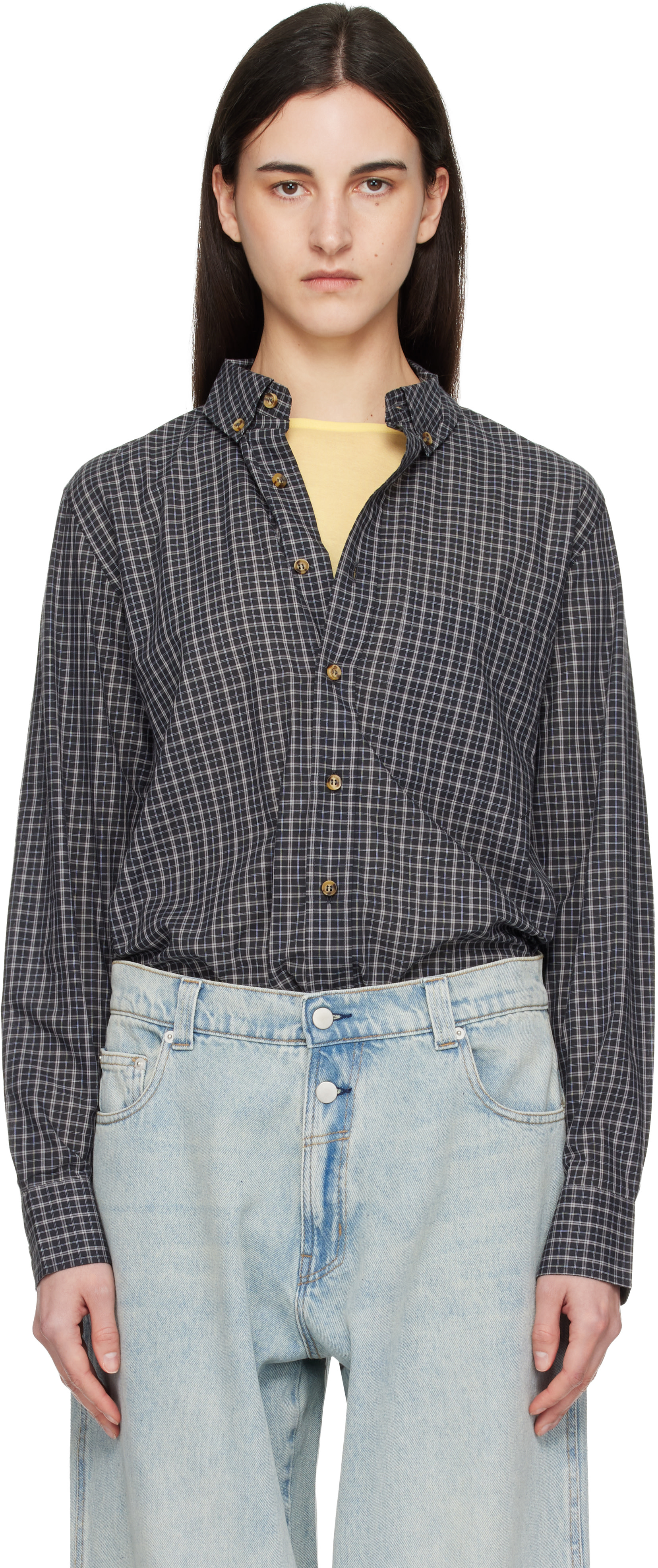 Gimaguas: Gray Jeremy Shirt | SSENSE