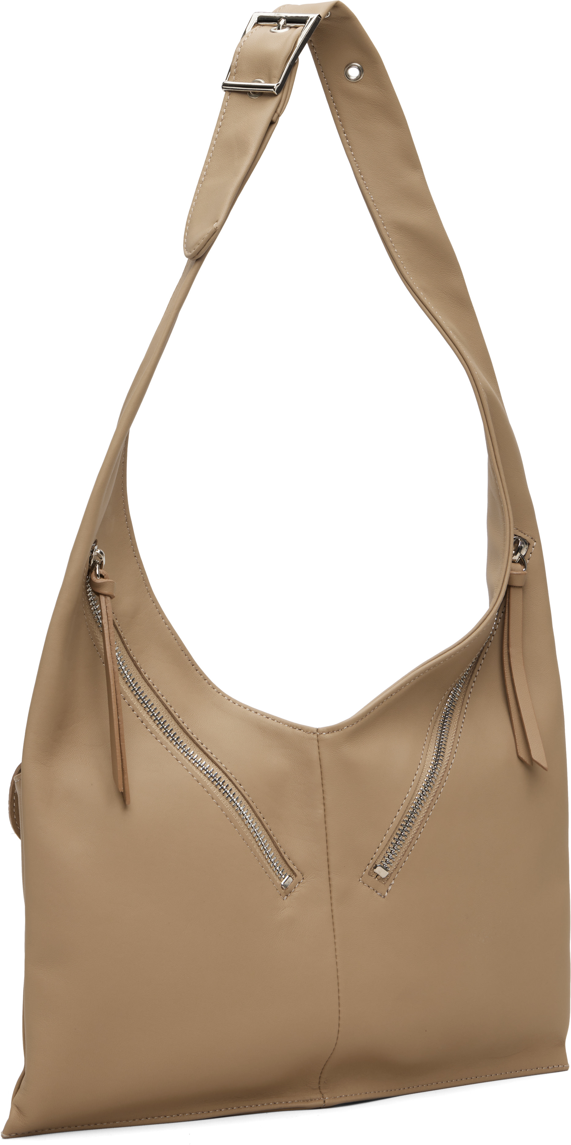 maryam nassir zadeh ベルトバッグ Maryam Nassir Zadeh: Beige Julian Bag | SSENSE