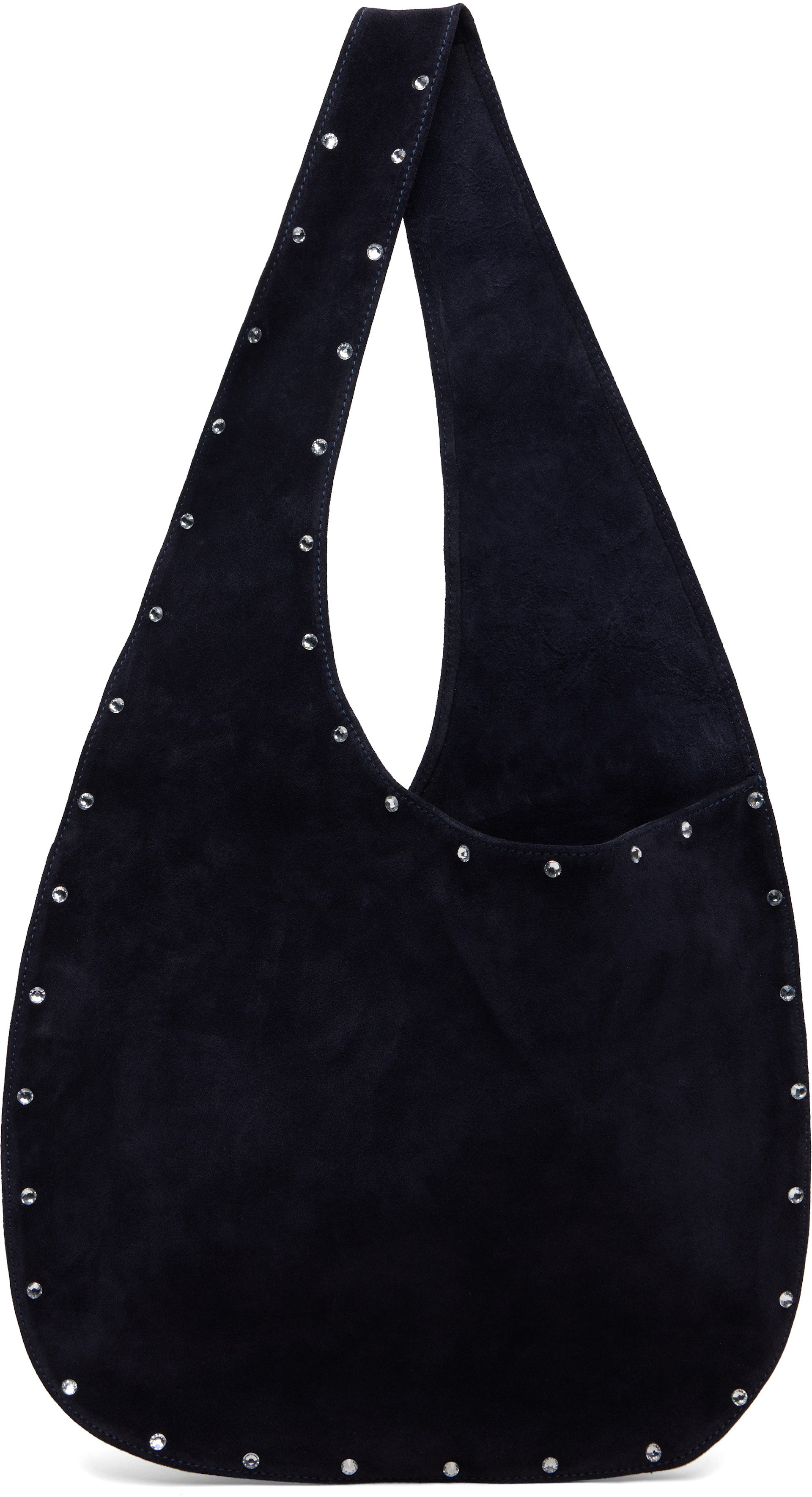 maryam nassir zadeh ベルトバッグ Maryam Nassir Zadeh: ネイビー Lara Stones トートバッグ | SSENSE 日本