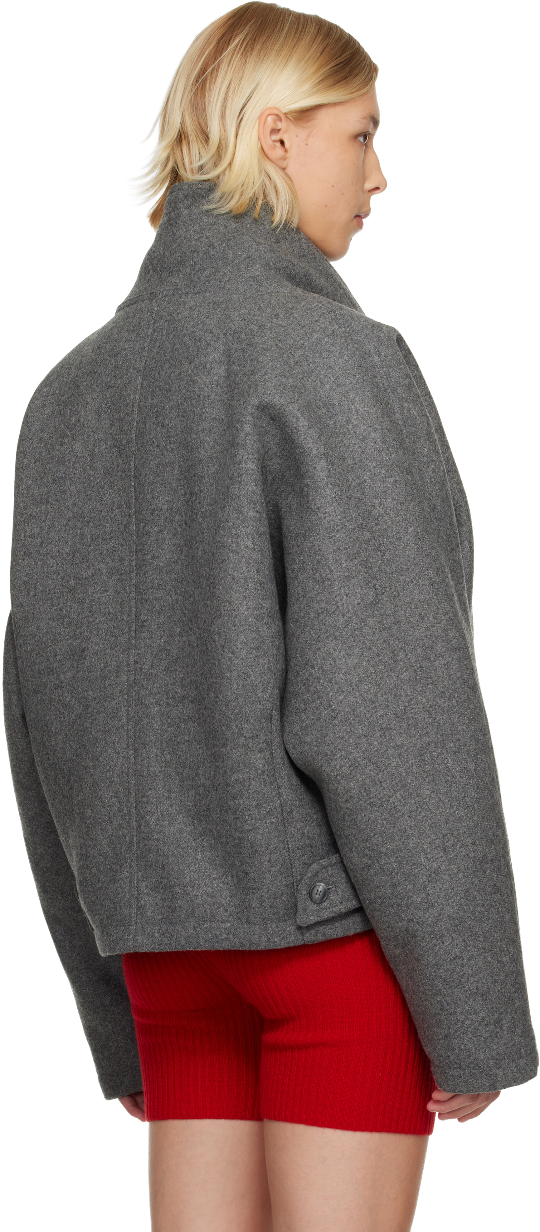 Maryam Nassir Zadeh: Gray Augusta Jacket | SSENSE