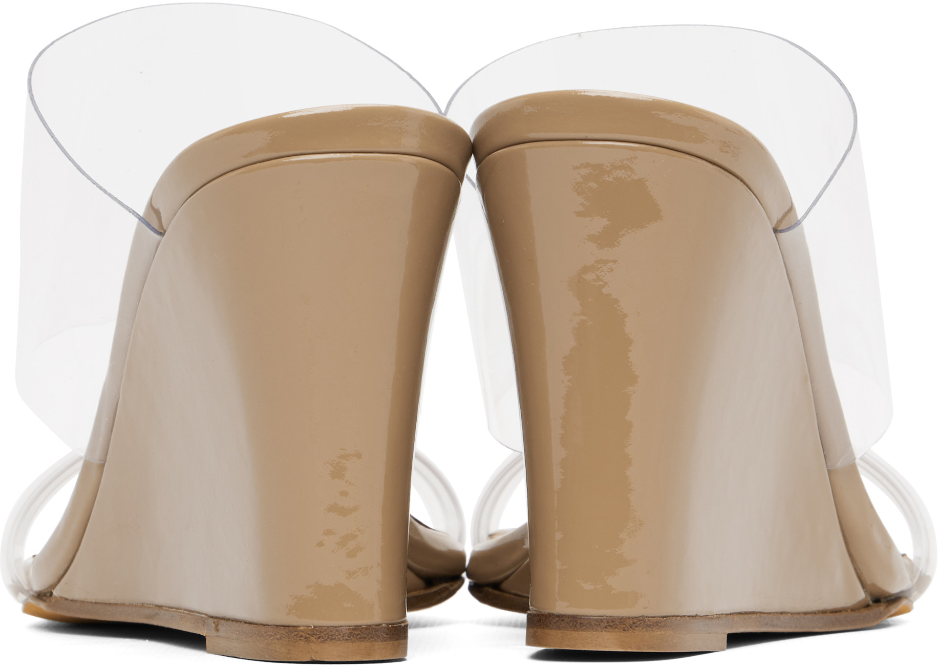 Maryam Nassir Zadeh: Brown Olympia Wedge Heeled Sandals | SSENSE