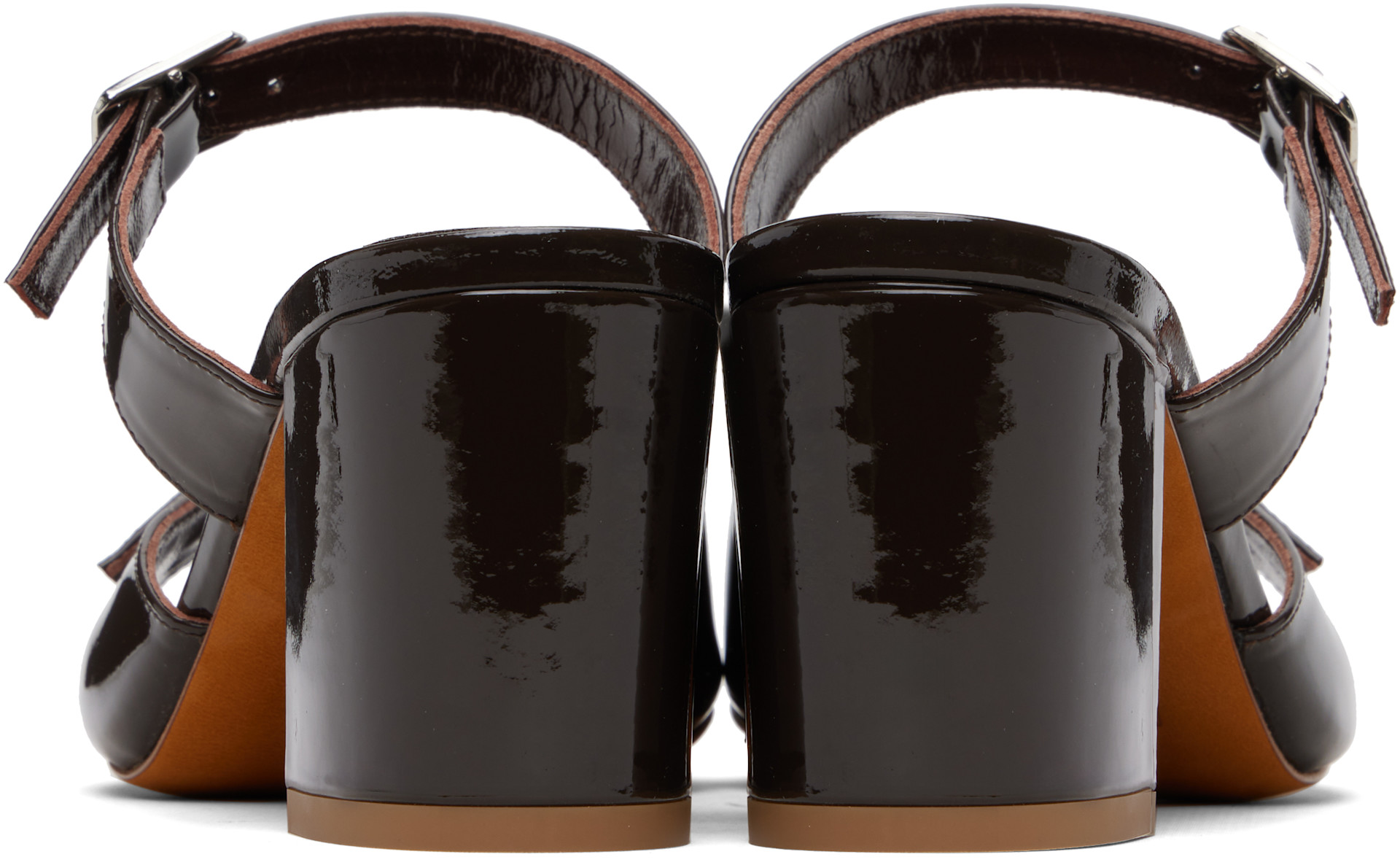 Maryam Nassir Zadeh: Brown Una Heeled Sandals | SSENSE