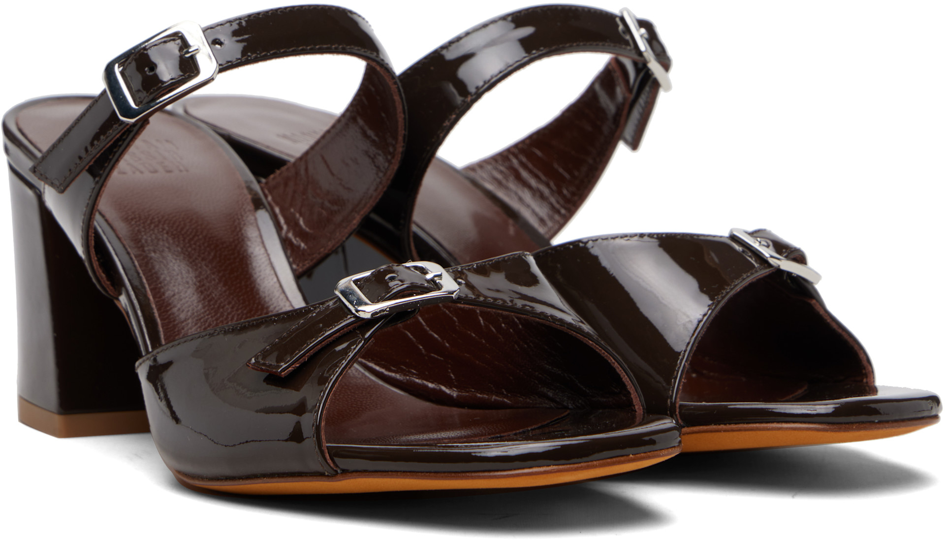 Maryam Nassir Zadeh: Brown Una Heeled Sandals | SSENSE