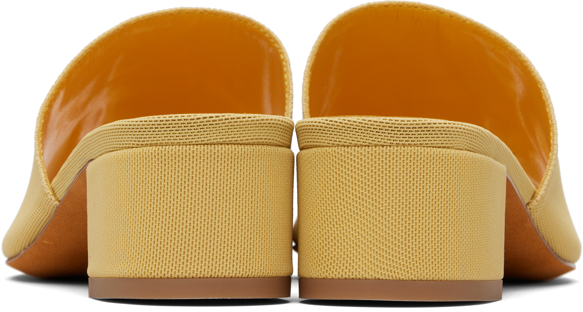 Maryam Nassir Zadeh: Yellow Sophie Heeled Sandals | SSENSE