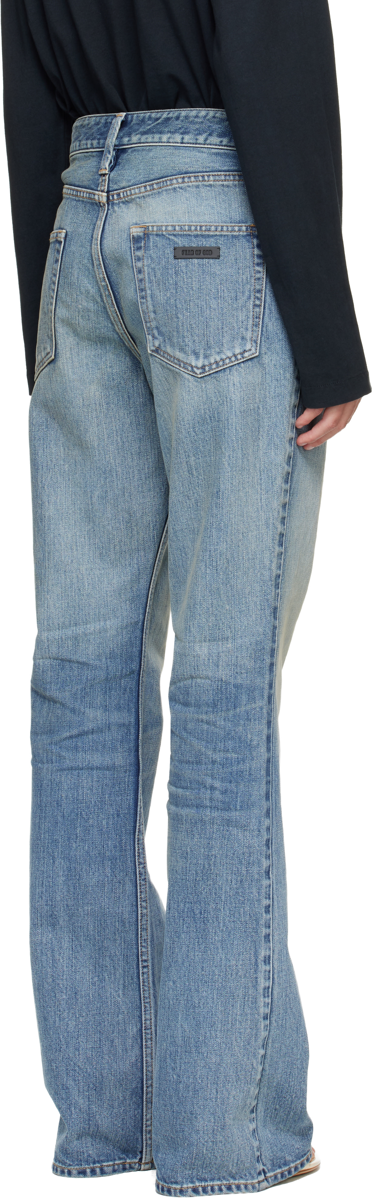 Fear of God: Blue Denim 70s 5 Pkt Jeans | SSENSE