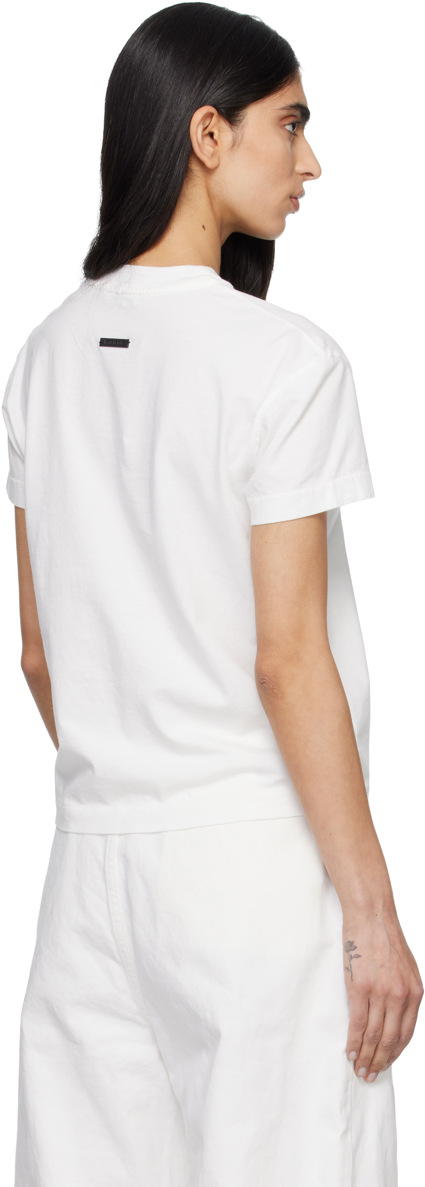 Fear of God: White '9' T-shirt | SSENSE