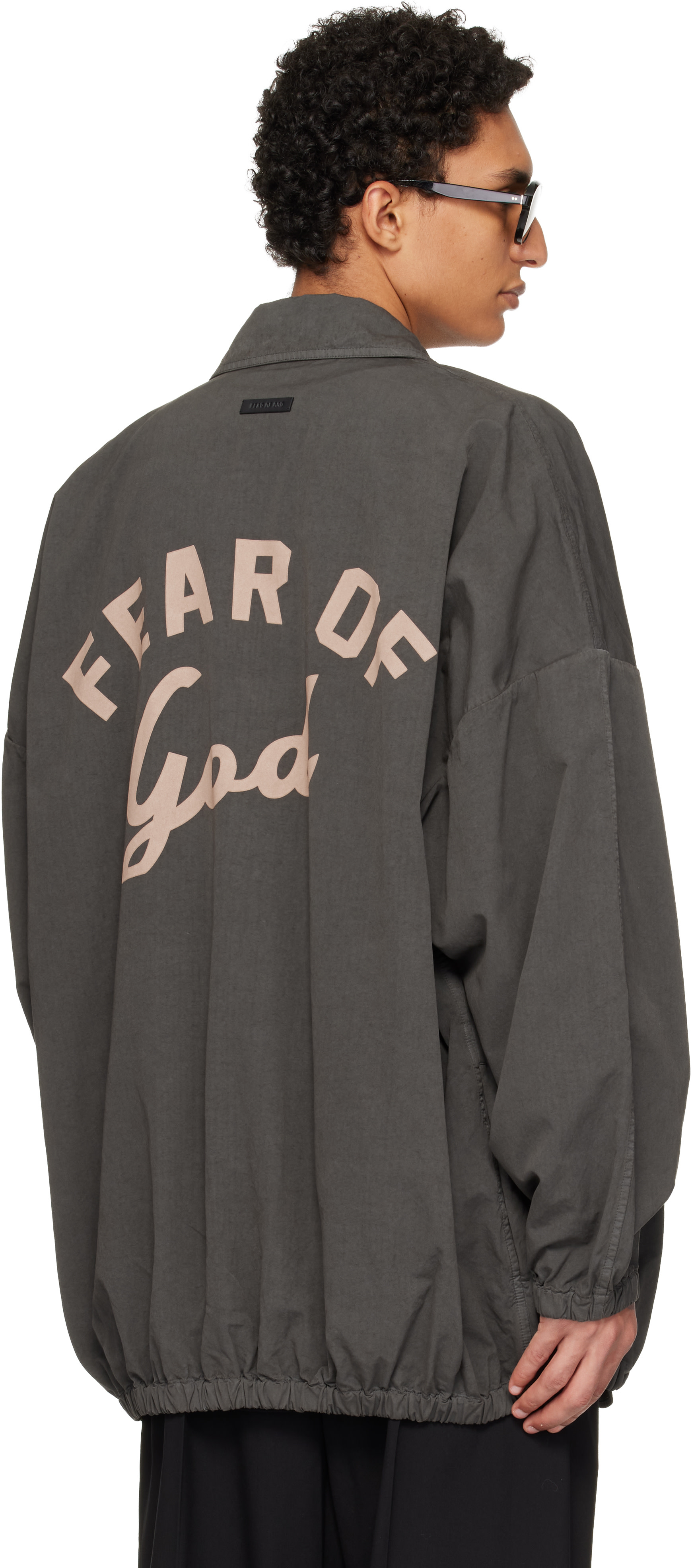 Fear of God: グレー ガーメントダイ コットン ウインドブレーカー