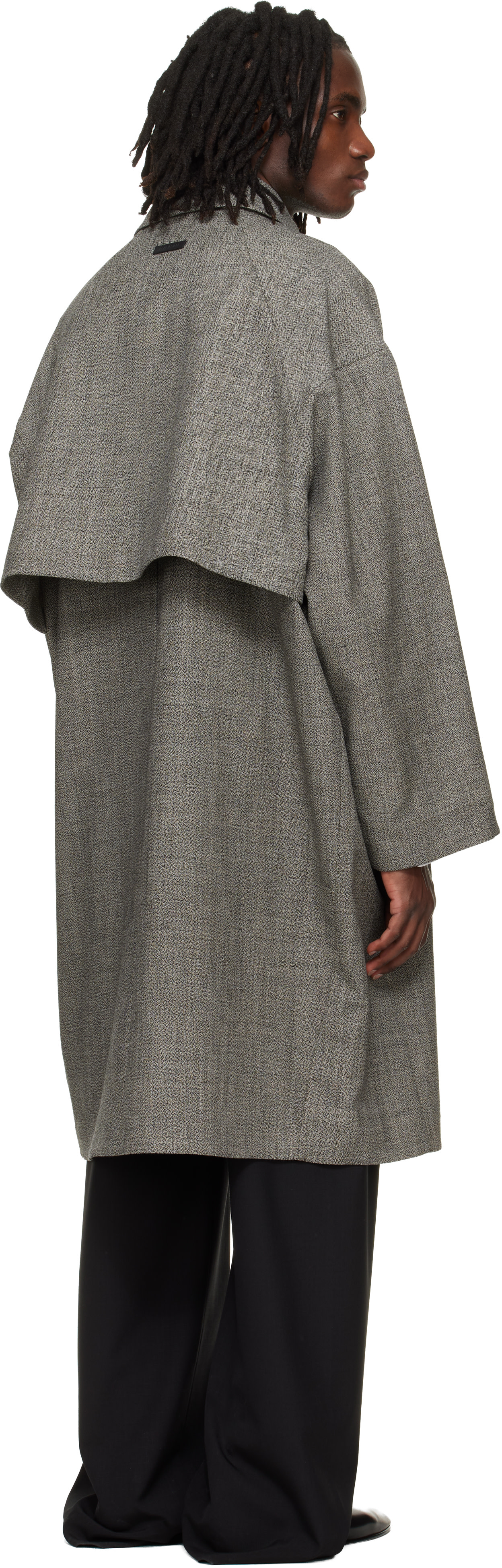 Fear of God: グレー ムリネ ウール リラックス トレンチコート