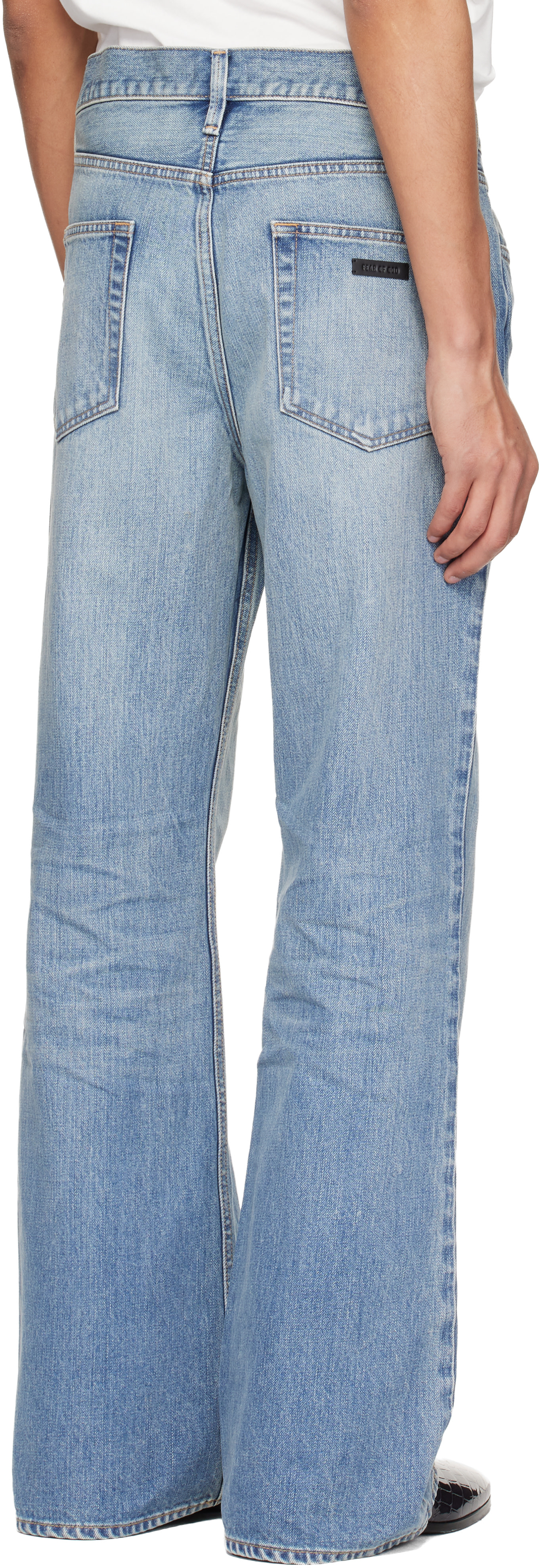 Fear of God: Blue 70s 5 Pkt Jeans | SSENSE Canada