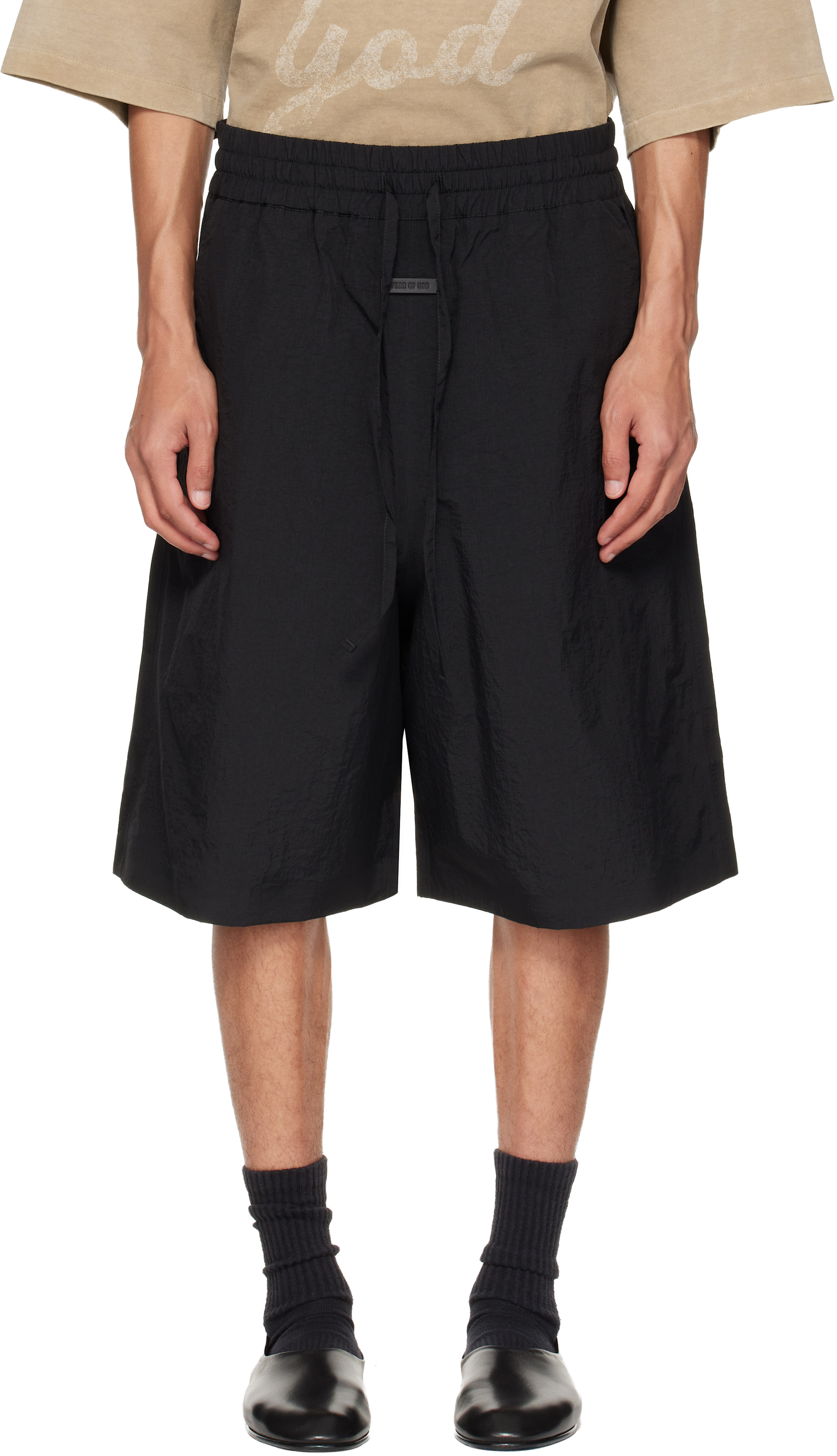 Fear of God: ブラック Sport リップストップ ナイロン ショートパンツ