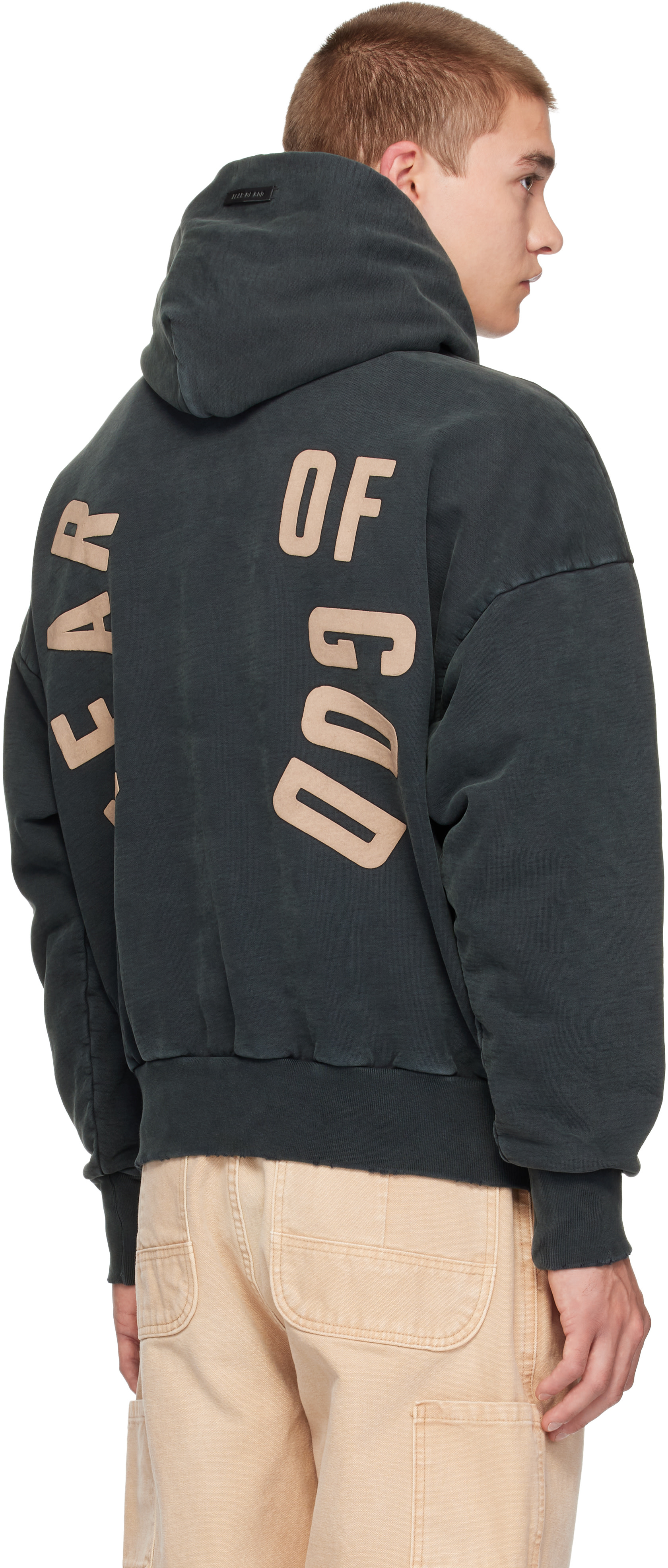 Fear of God - Pull à capuche noir à coupe classique