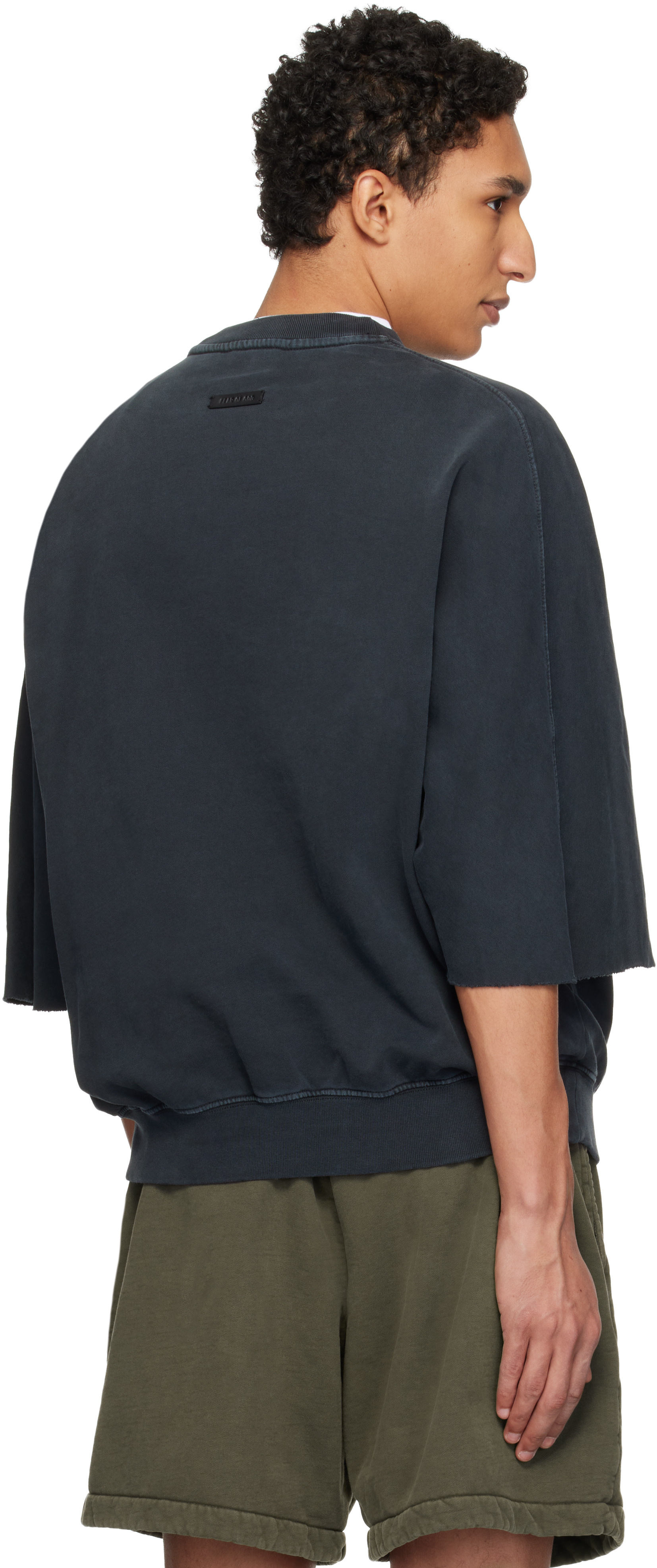 Fear of God - Pull molletonné 'Baseball' noir à bords bruts
