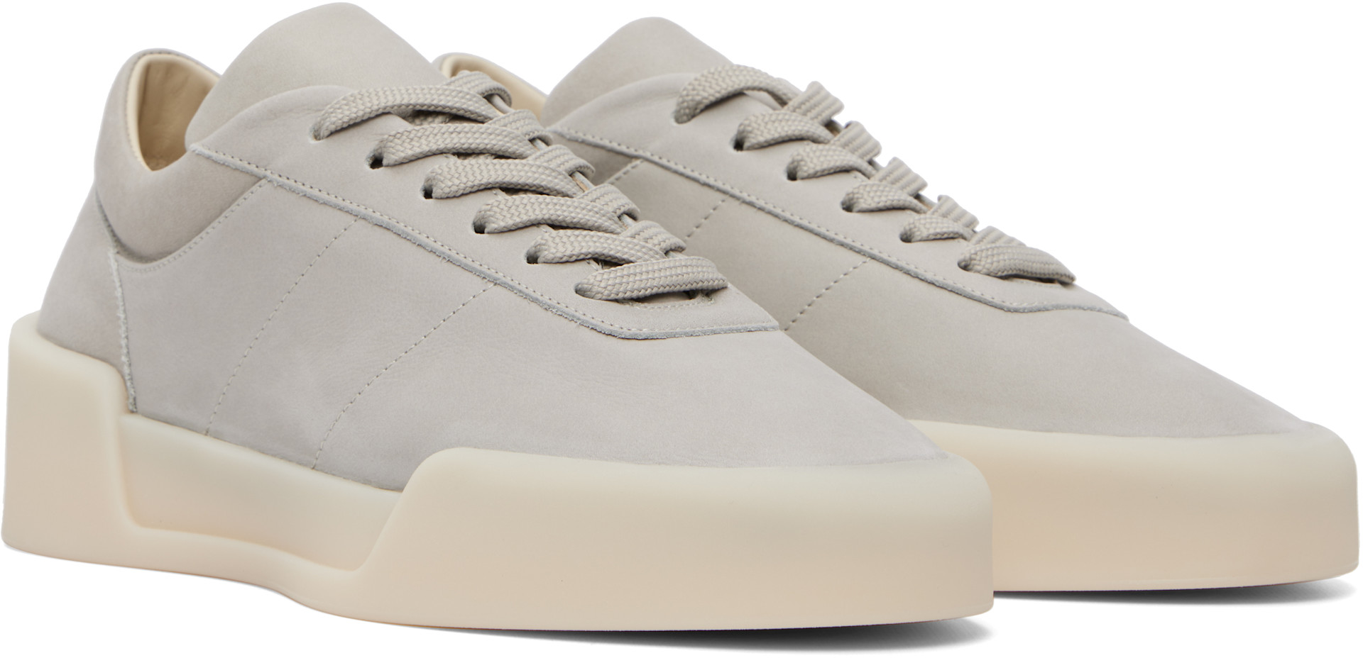 Fear of God: Gray Aerobic Low Sneakers | SSENSE