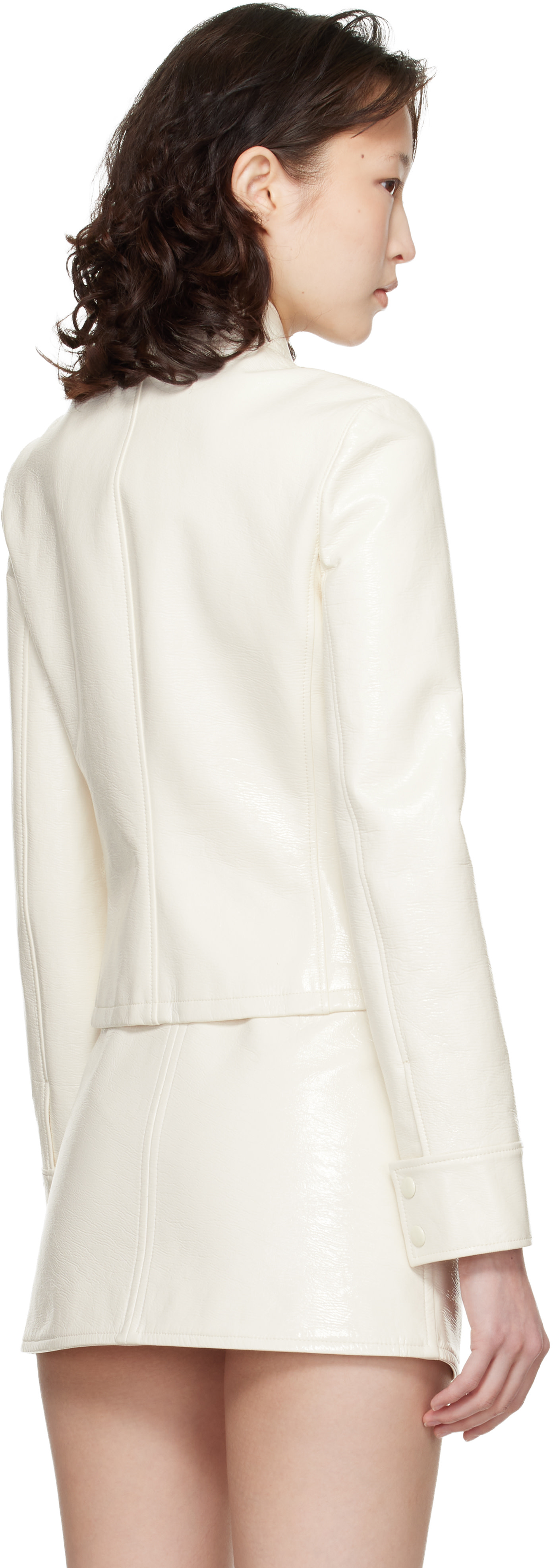 Courrèges: Off-White City Vinyl Jacket | SSENSE Canada