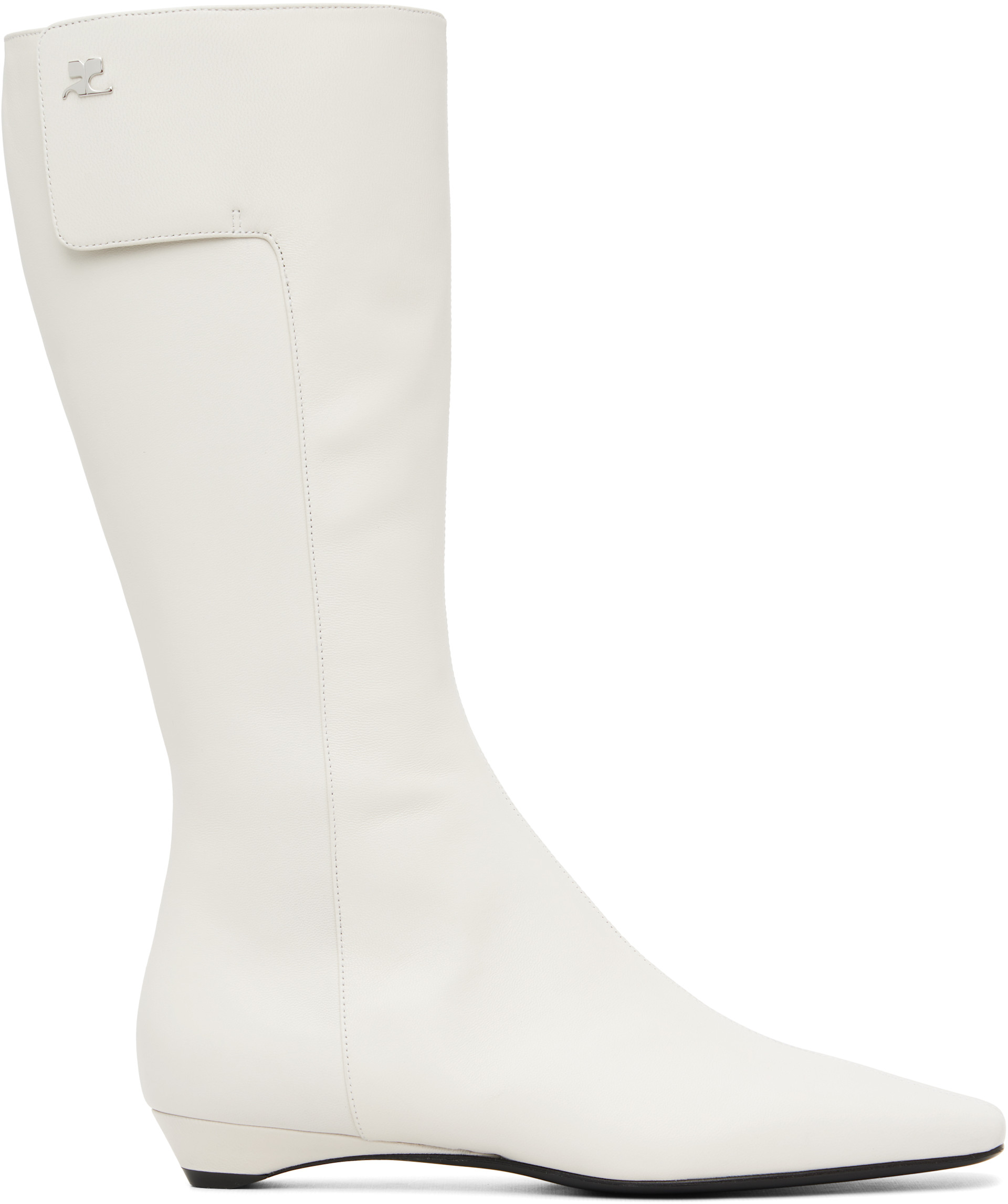 Courrèges - Bottes hautes Heritage blanches