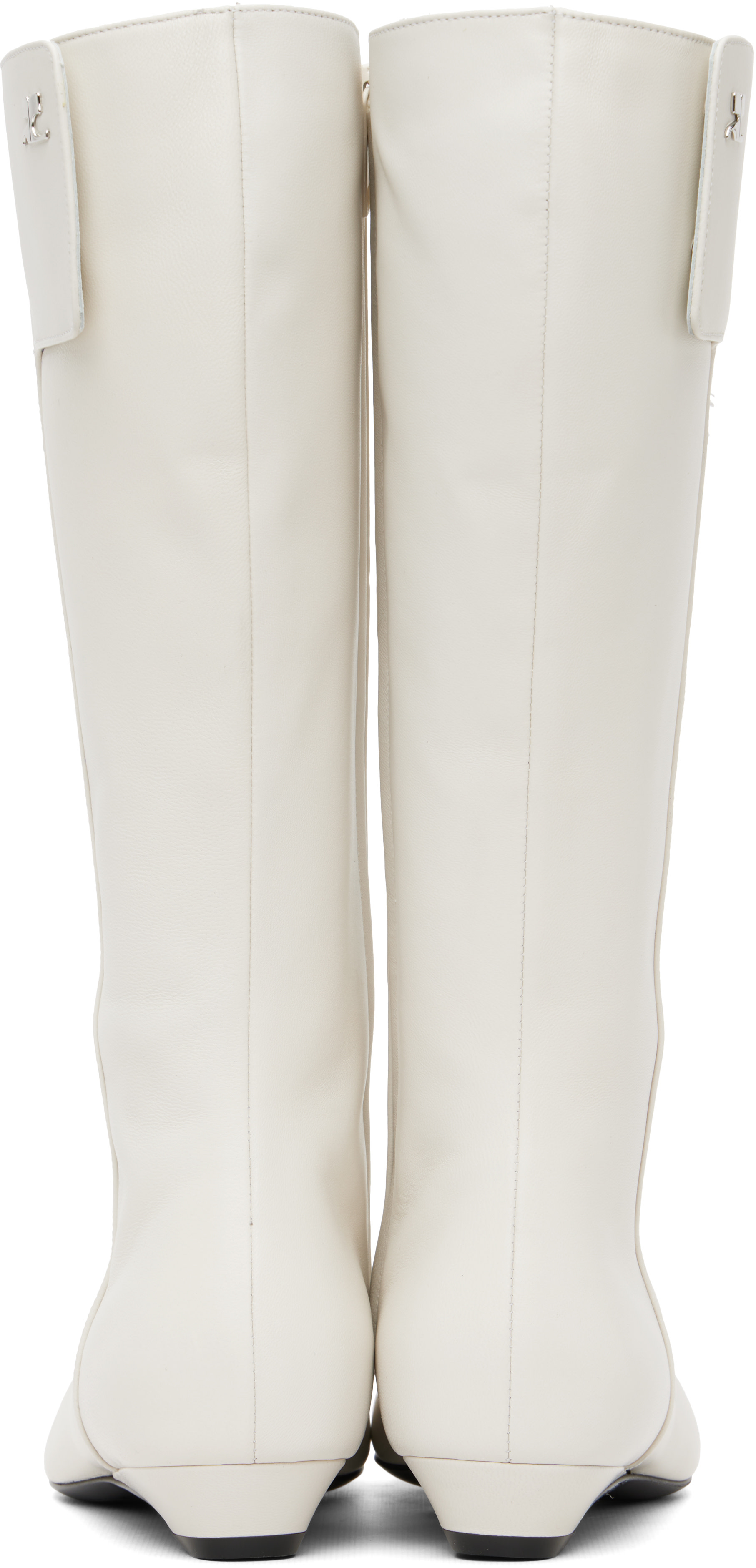 Courrèges - Bottes hautes Heritage blanches