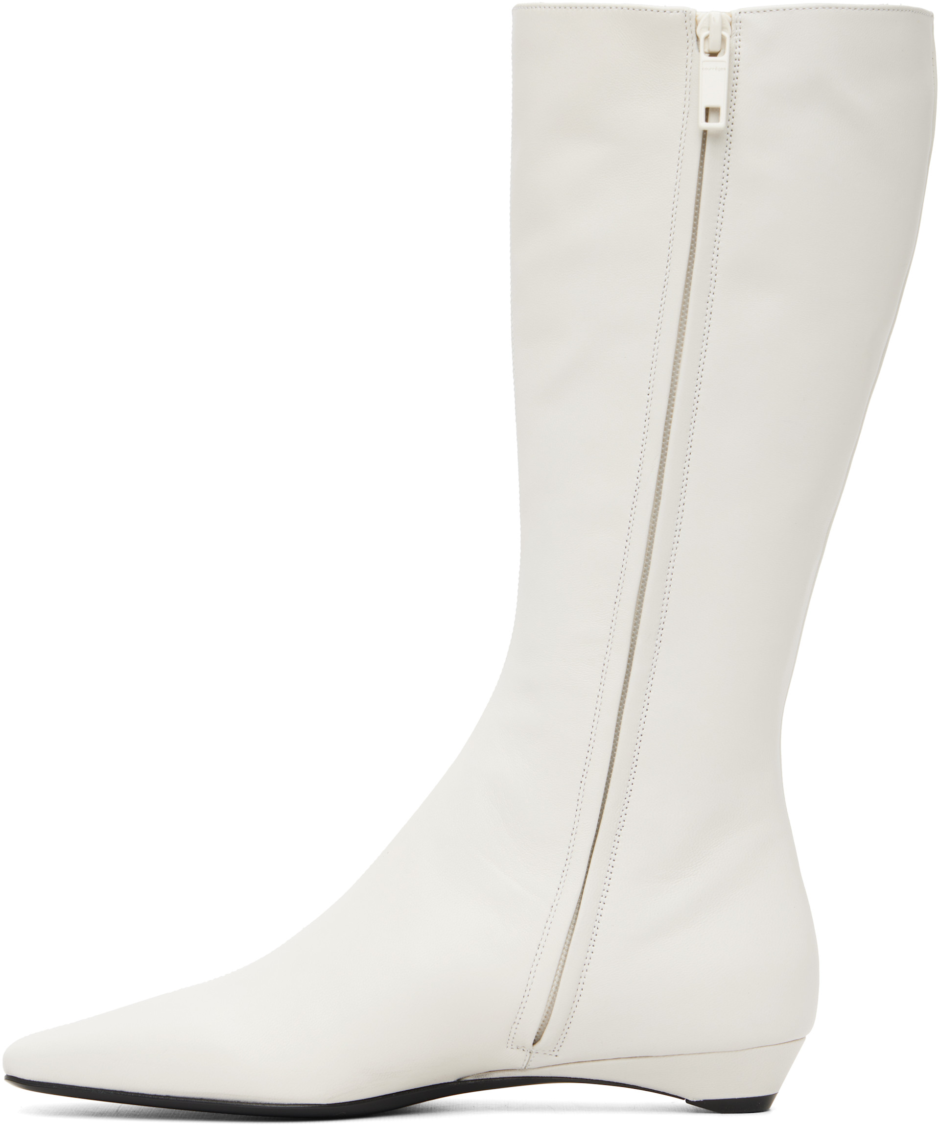 Courrèges - Bottes hautes Heritage blanches