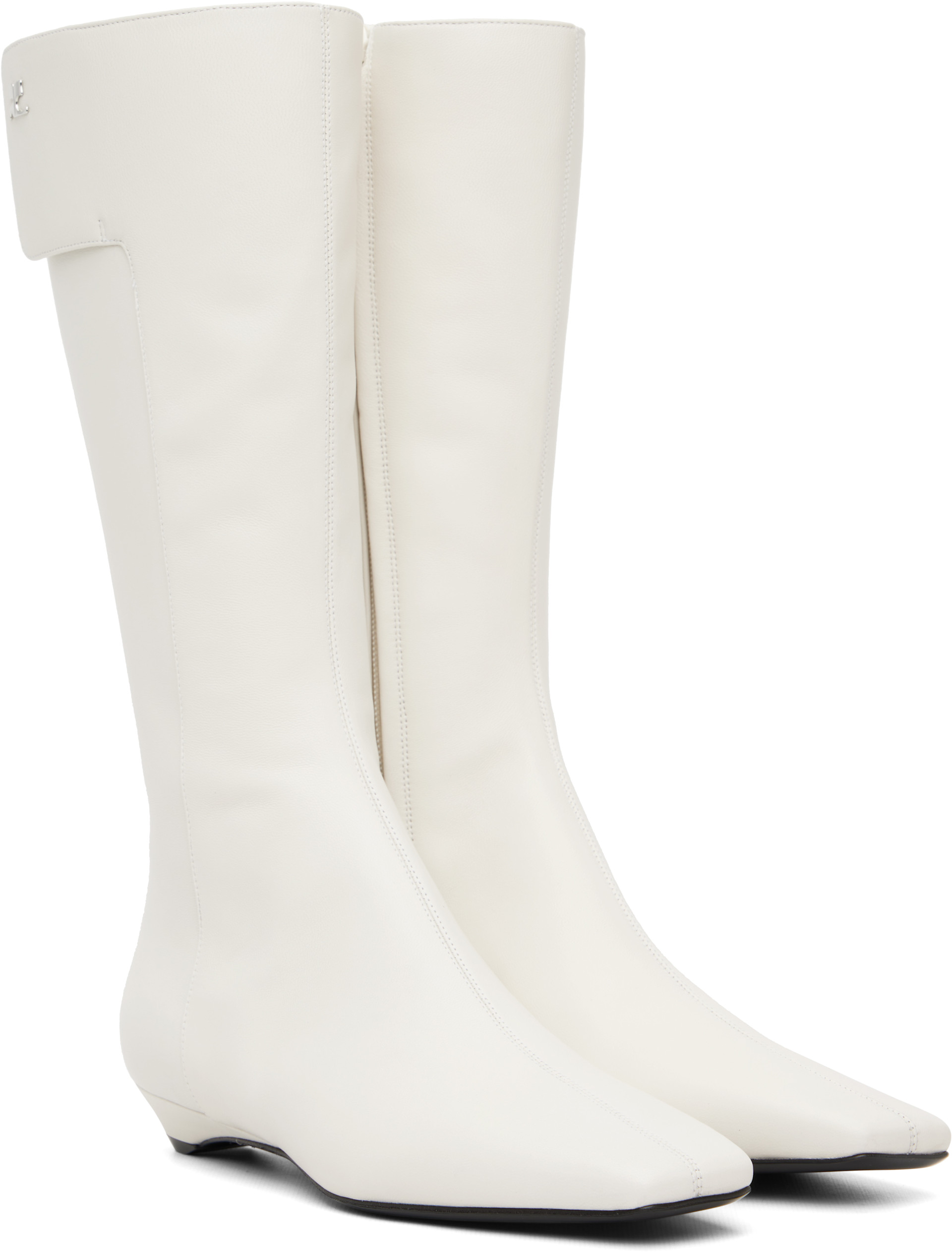 Courrèges - Bottes hautes Heritage blanches