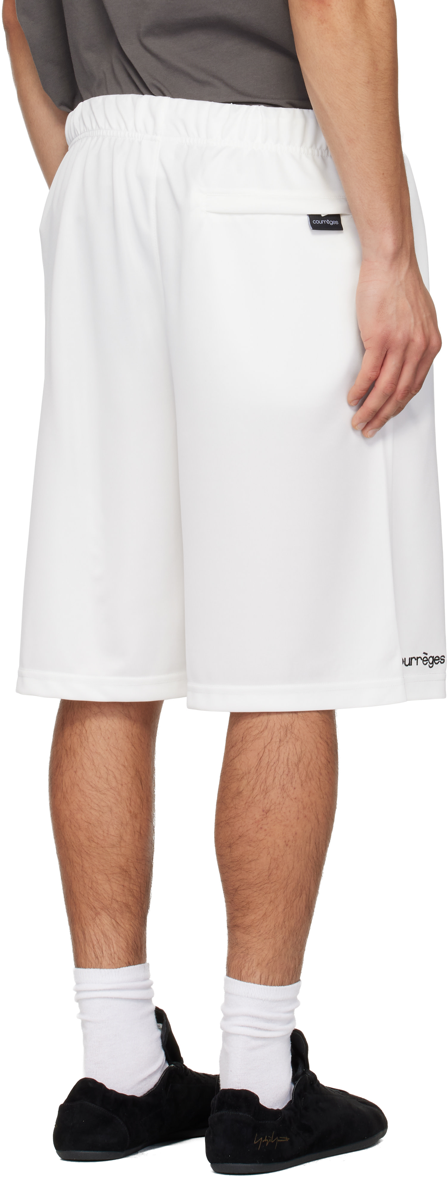 Courrèges - Short de sport blanc
