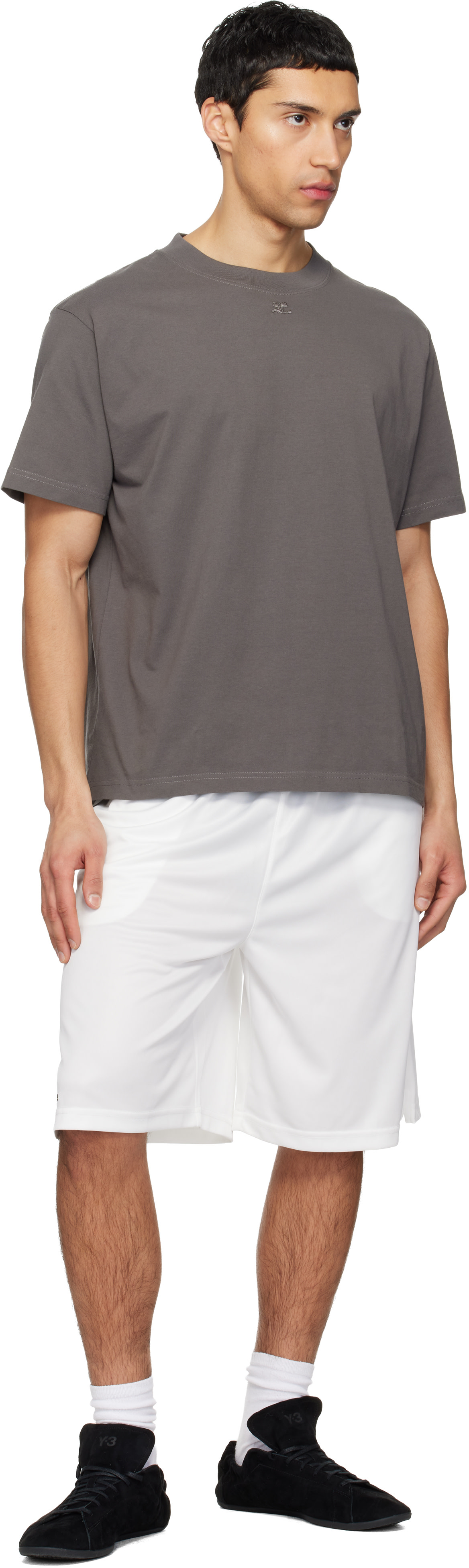 Courrèges - Short de sport blanc