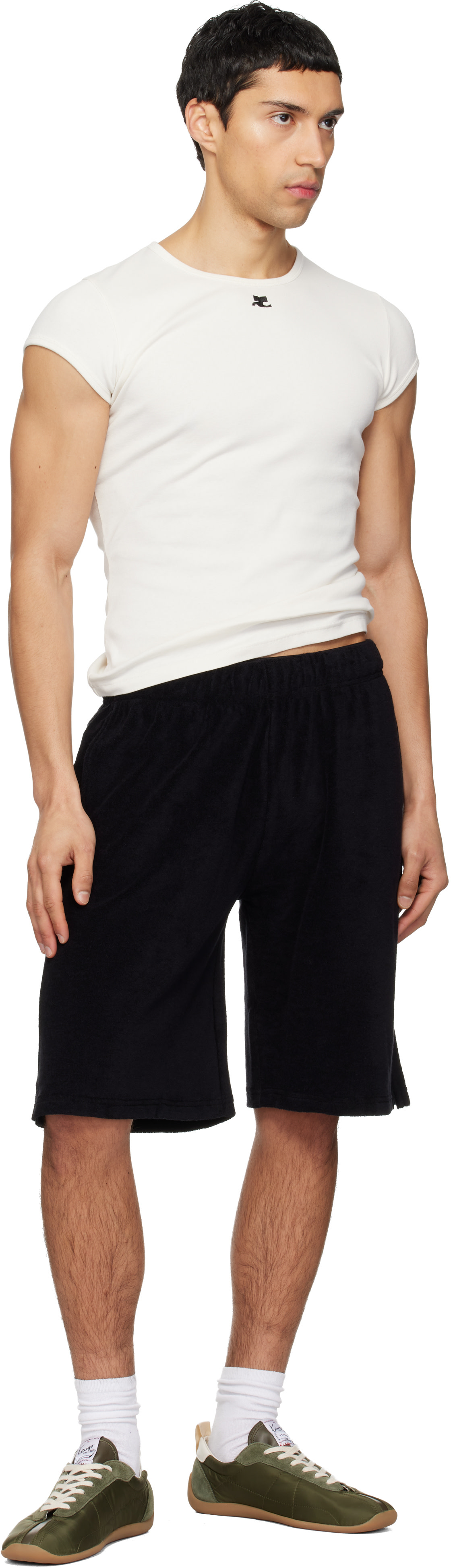 Courrèges - Short de sport noir