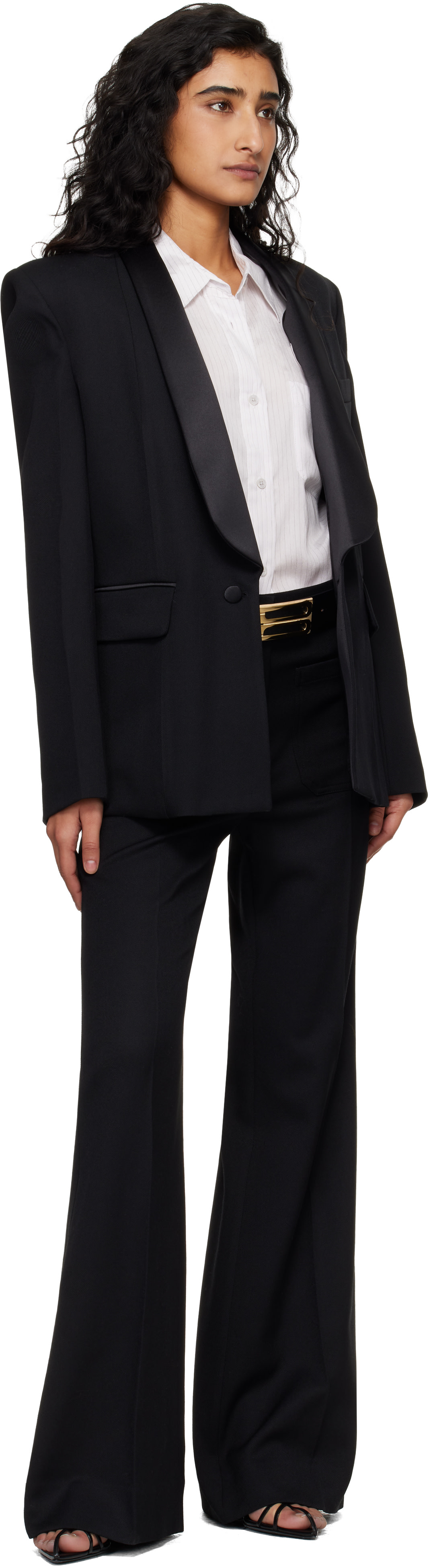 Victoria Beckham: ブラック Tux ショールカラー テーラードジャケット 