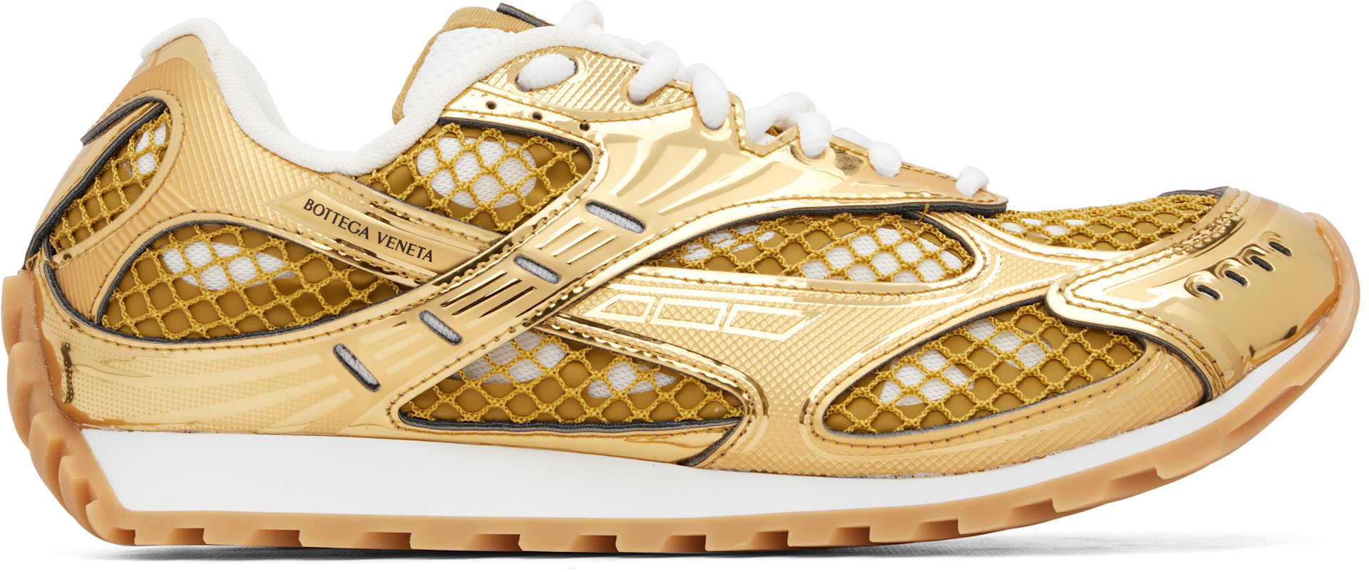 Bottega Veneta - Baskets Orbit dorées