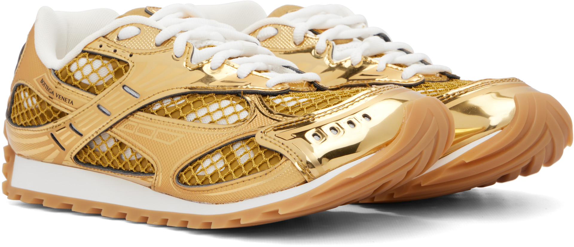 Bottega Veneta - Baskets Orbit dorées