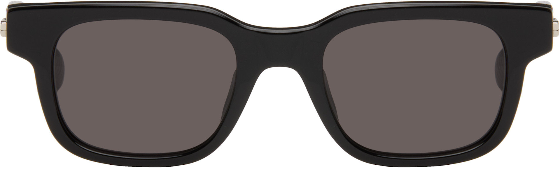 Bottega Veneta: Black Ribbon Stretch Sunglasses | SSENSE